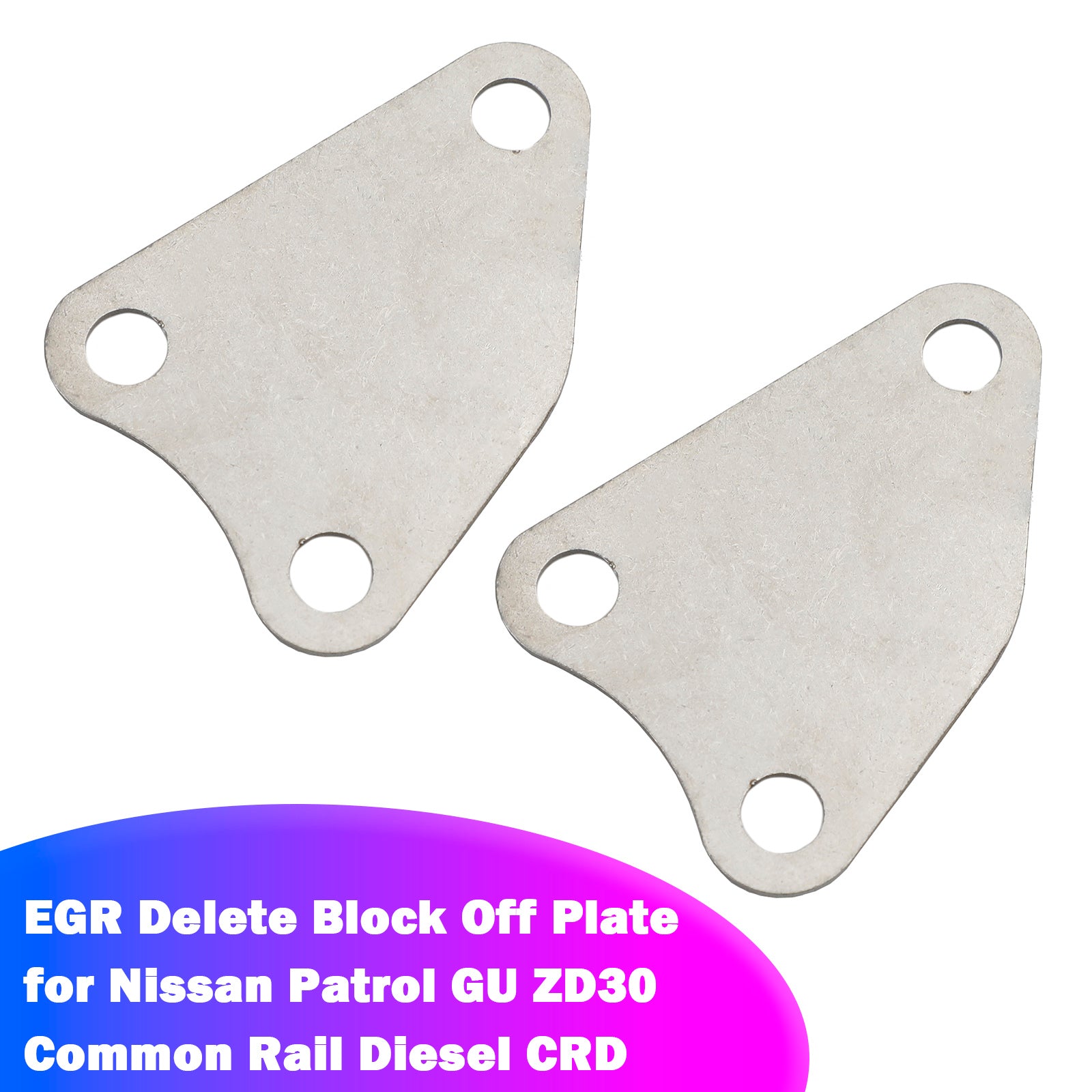 EGR Delete Block Off Plate for Nissan Patrol GU ZD30 Common Rail Diesel CRD