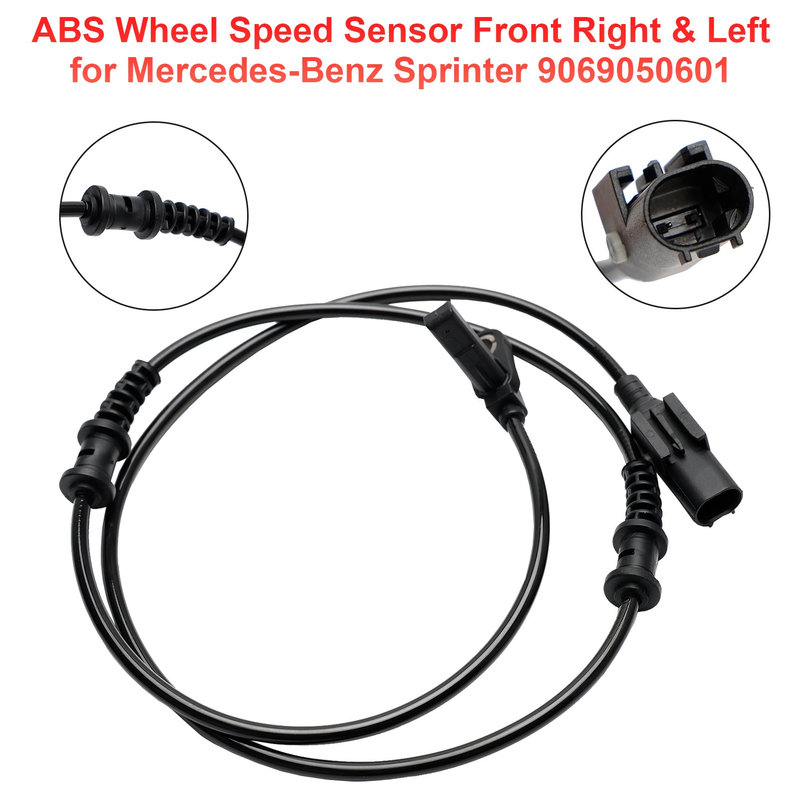 ABS Wielsnelheidssensor Rechtsvoor & Links voor Mercedes-Benz Sprinter 9069050601