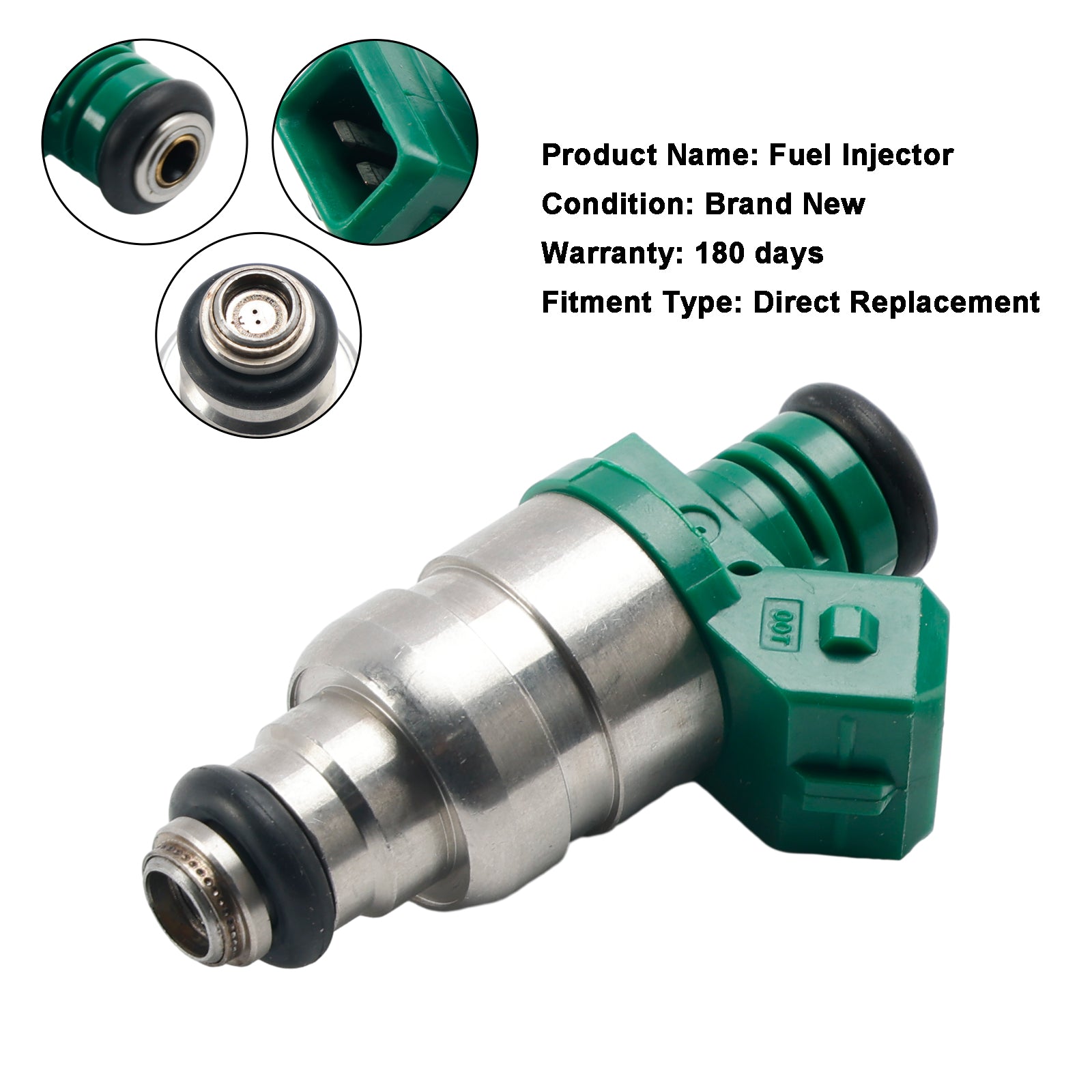 1PCS Brandstofinjector 037906031AA Fit Audi A3 1.6L 1996-2003 Fit Seat Fit VW