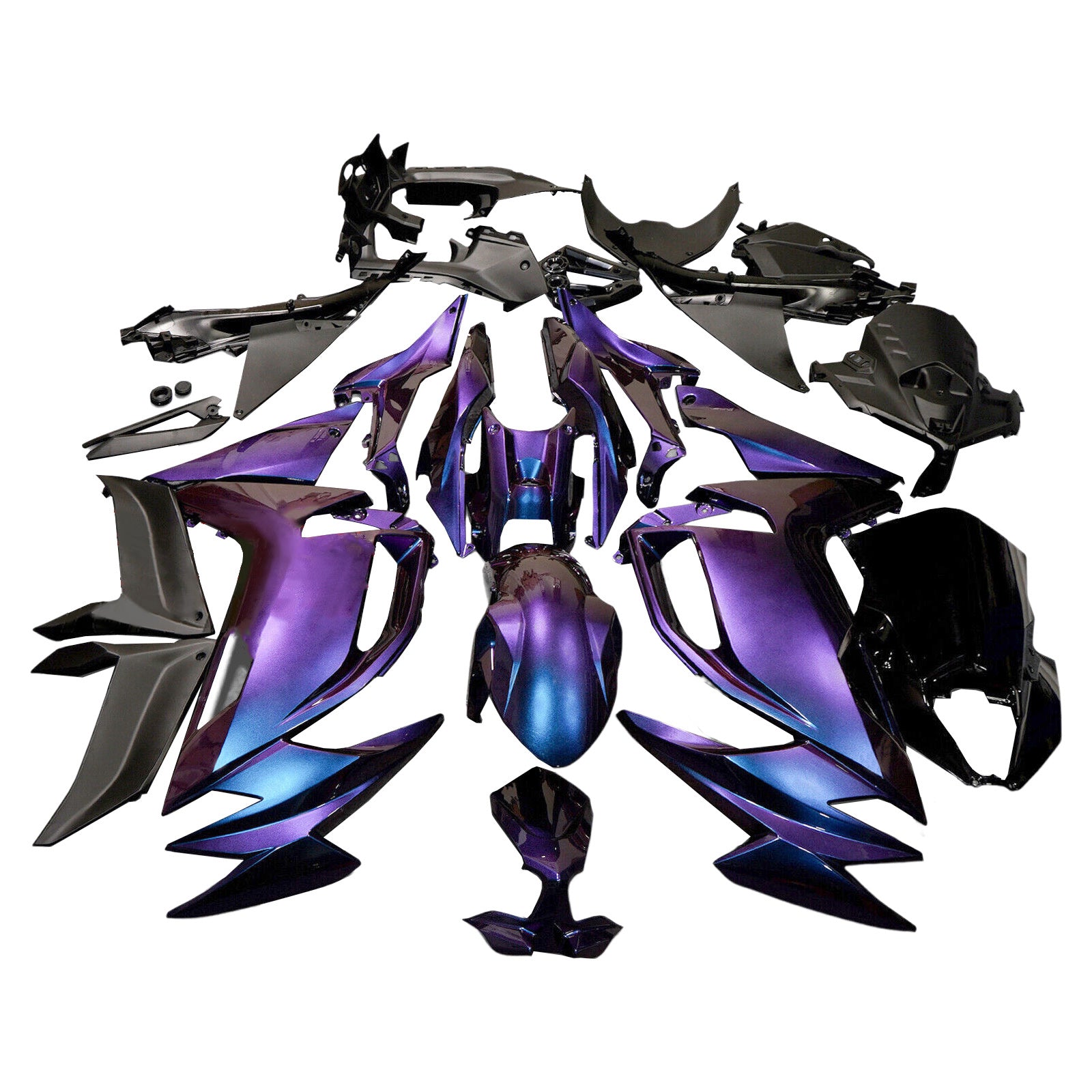 2020-2024 KAWASAKI ER-6F NINJA650 INJEKTION FAIRING KIT BOODYWORK ABS #101