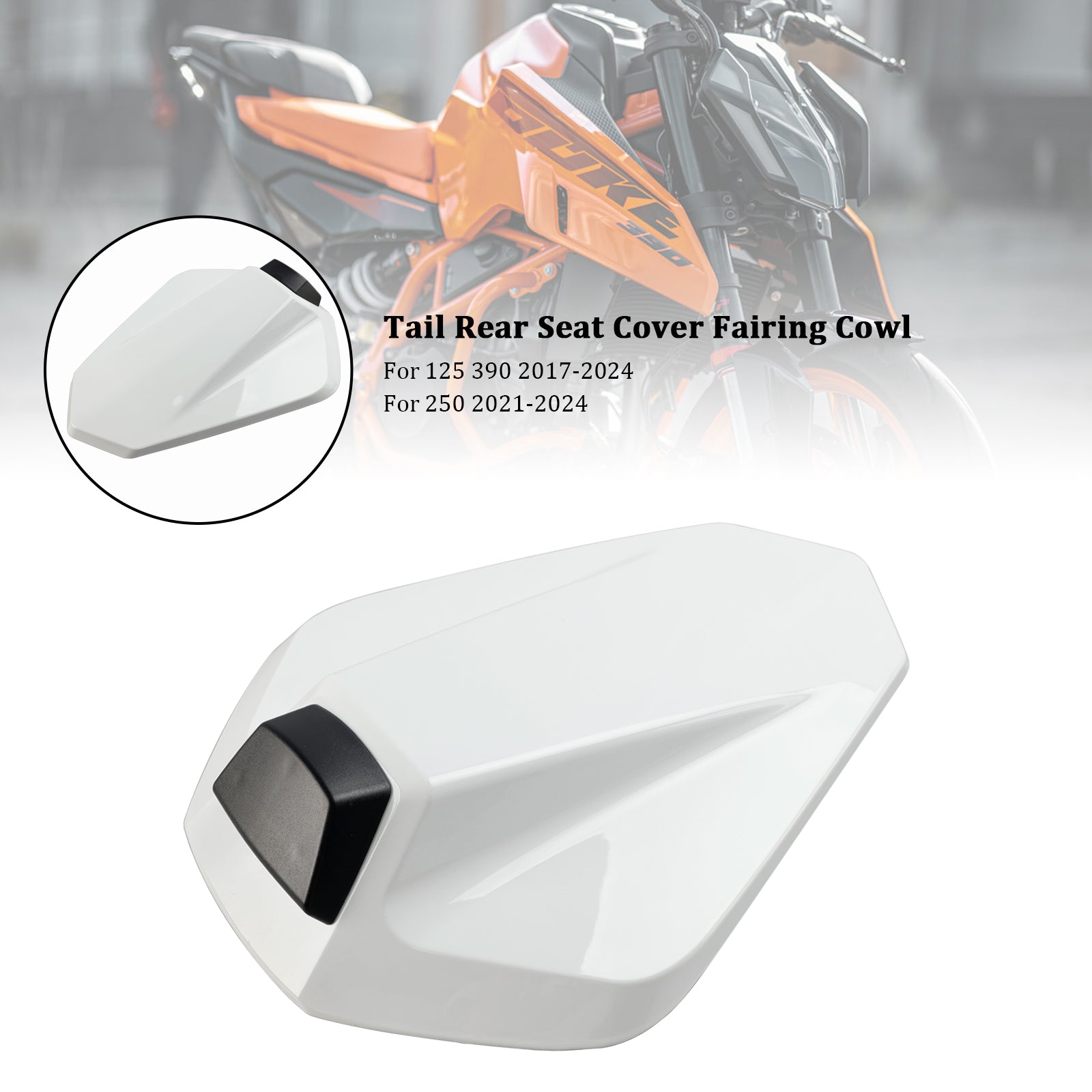 2017-2024 125 250 390 haler baksete deksel Fairing Cowl