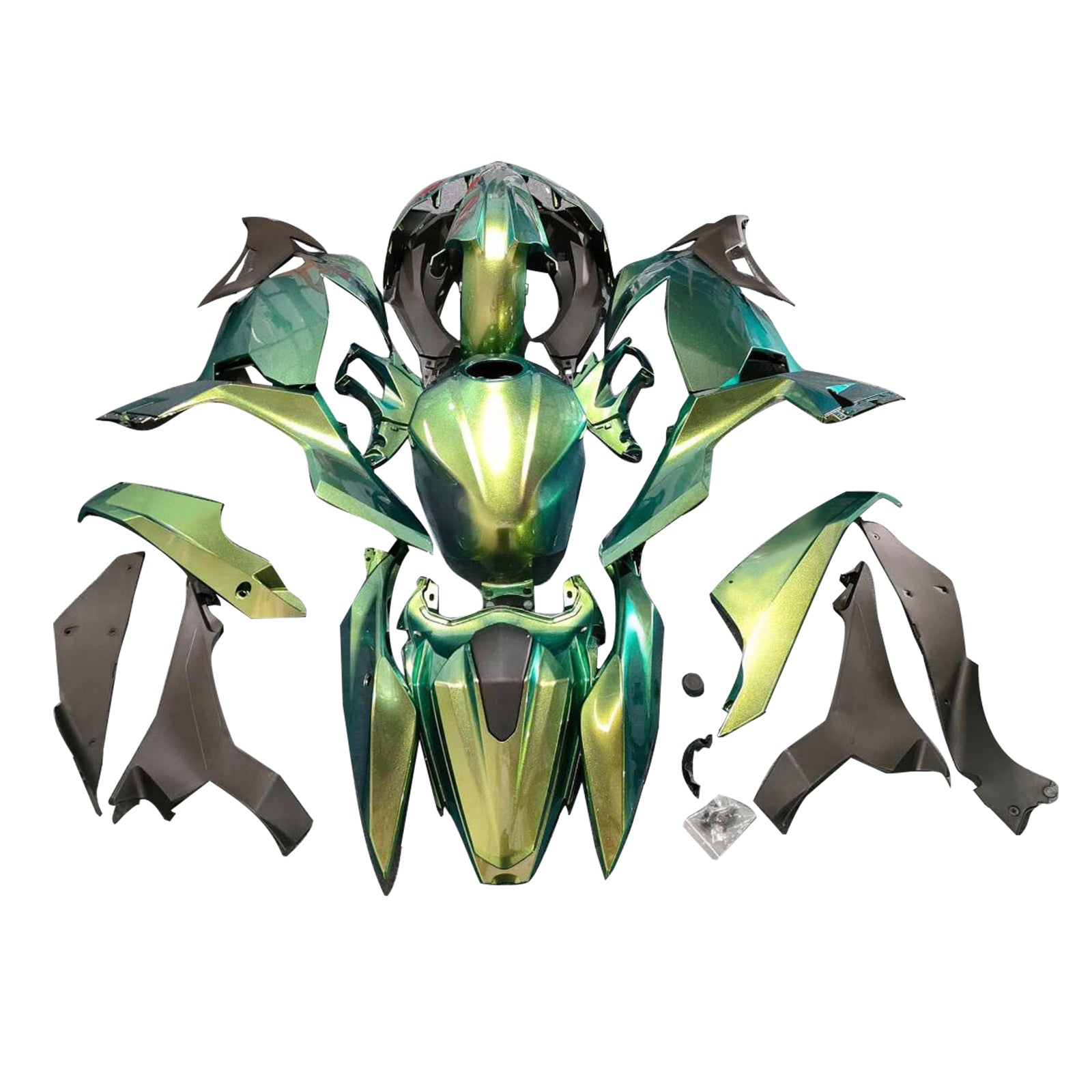 Injectiekuipset carrosserie kunststof ABS geschikt voor Kawasaki EX400 Ninja400 2018-2024