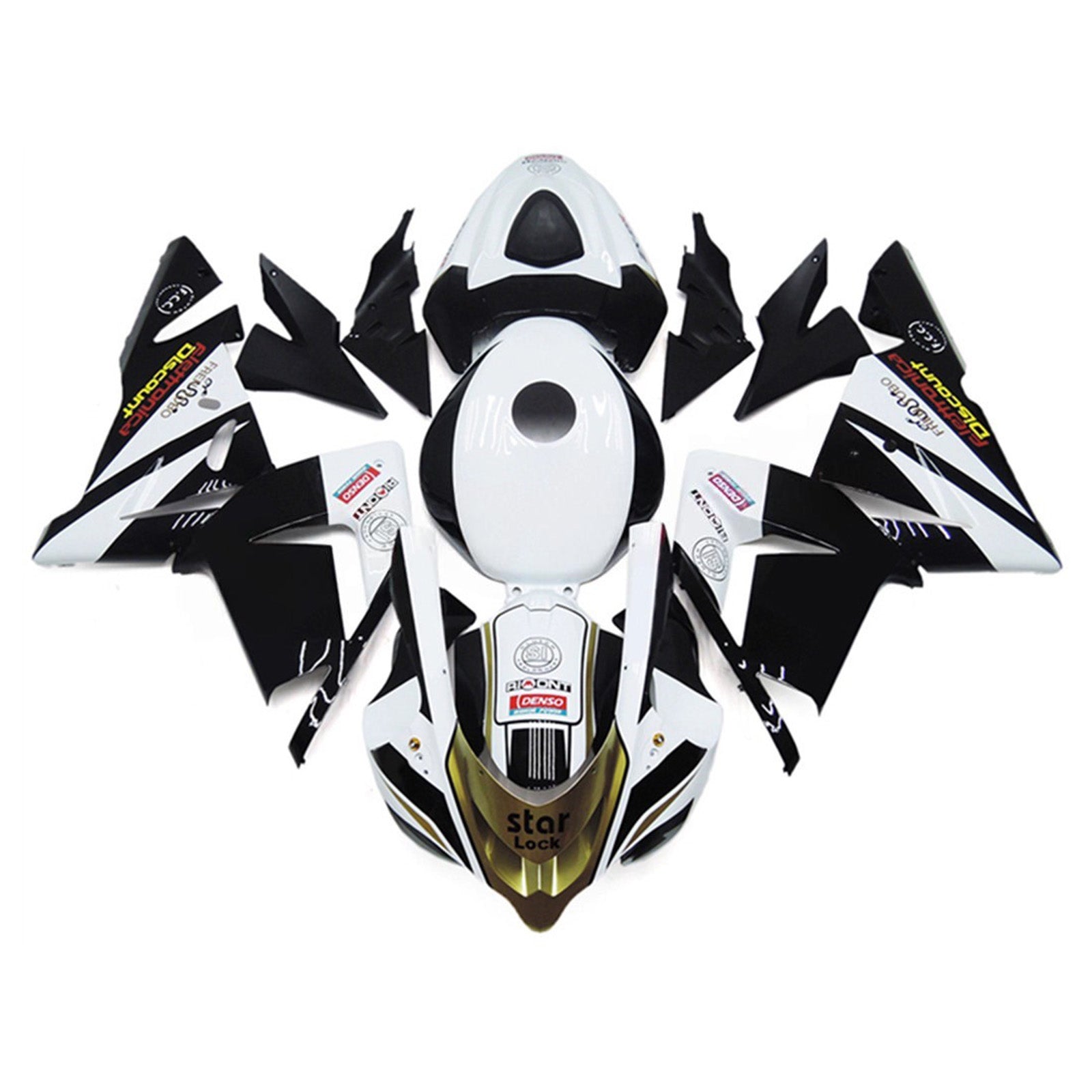 Injection Fairing Kit Bodywork Plastic ABS fit For Kawasaki ZX10R 2004-2005