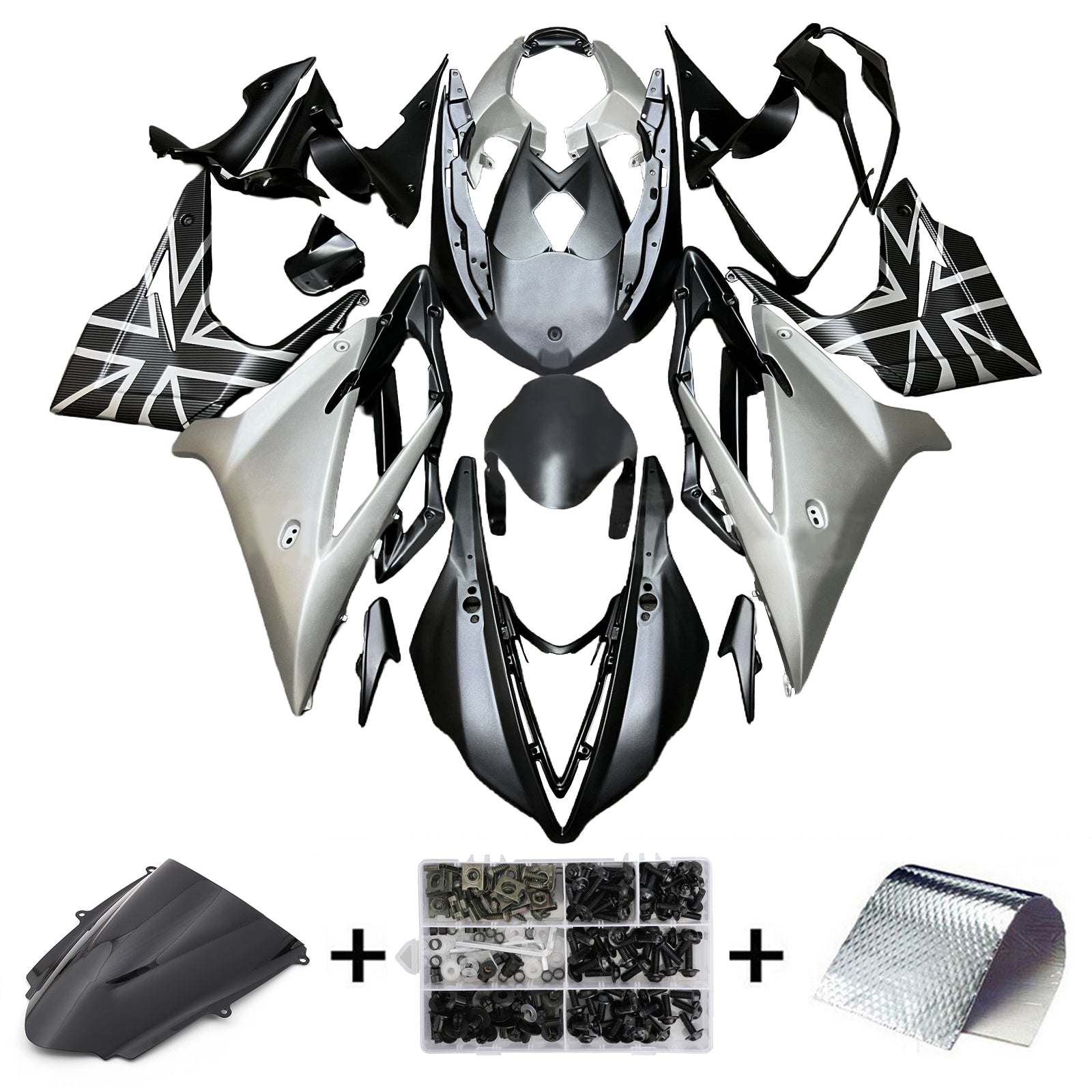 2013-2017 Triumph Daytona 675 Injection Fairing Kit Bodywork Plastic ABS