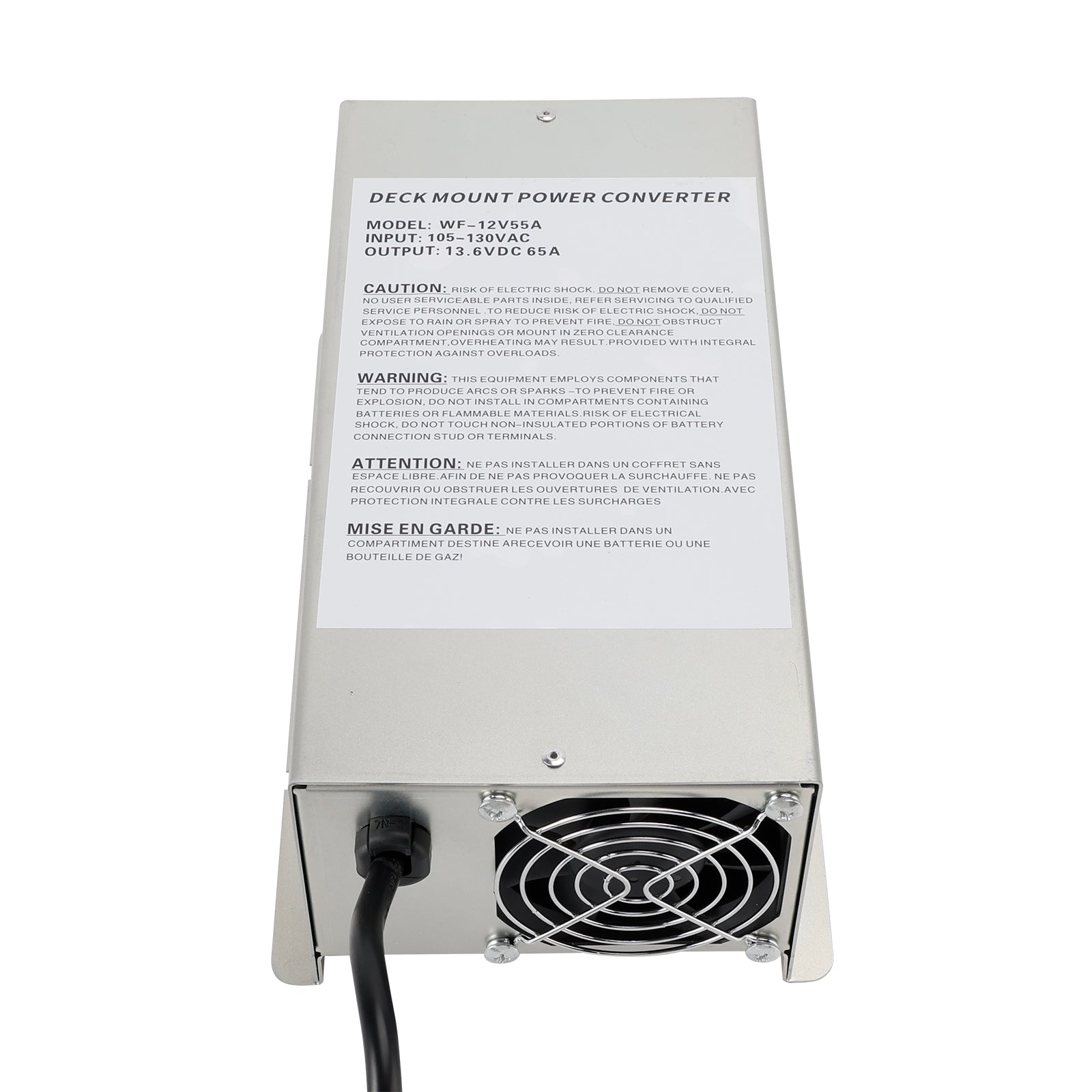 65 Amp WF-9865 Power Converter Charger RV Trailer Camper WF-9865-AD-CB WF-9800