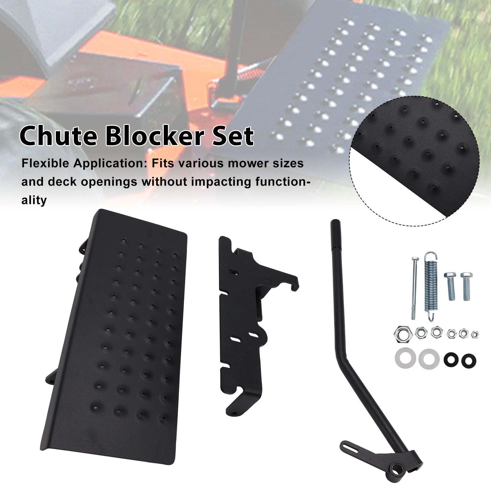 Mower Chute Blocker 088-6000-00 For Bad Boy Mowers 54" / 60" / 61" / 72" deck