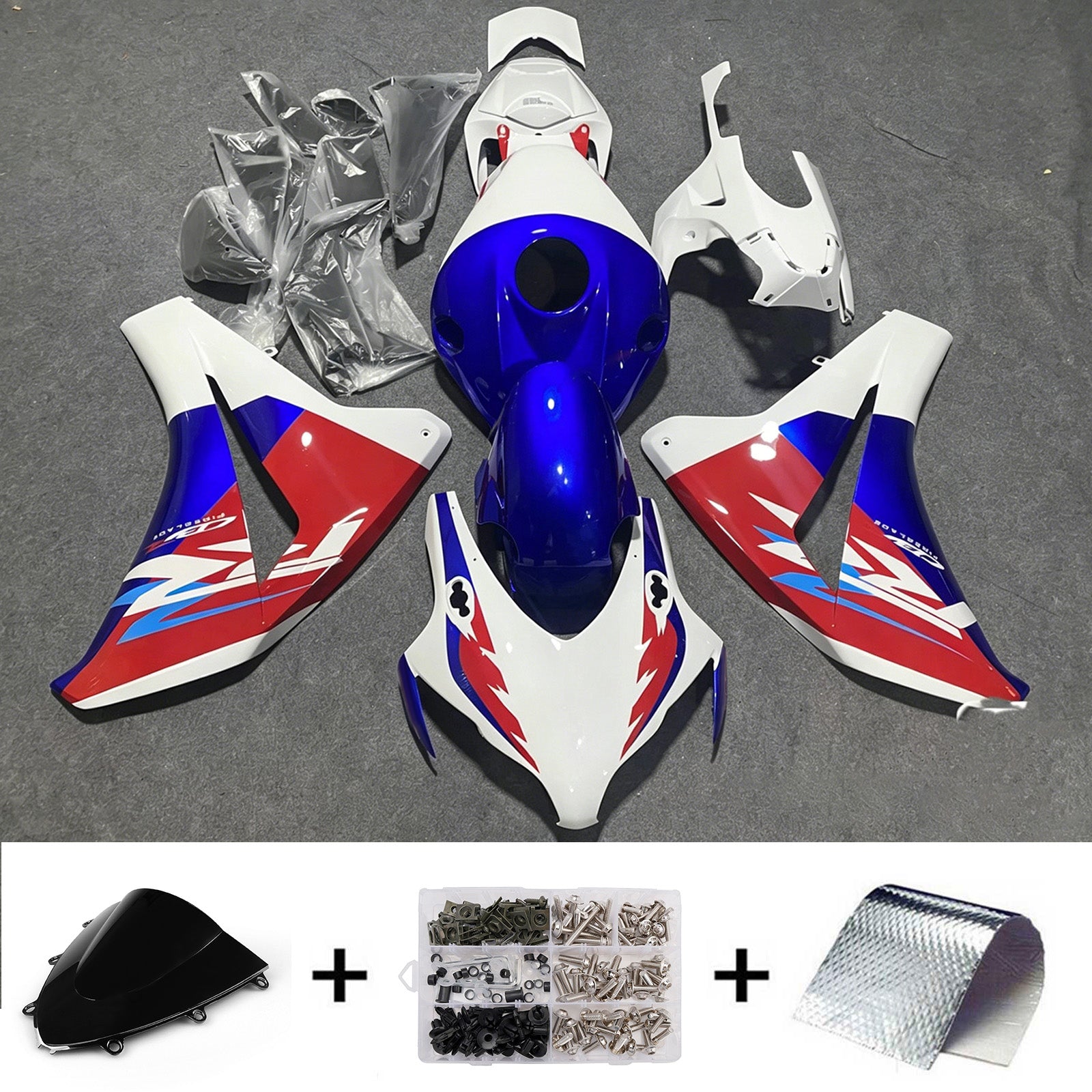 Injection Fairing Kit Bodywork Plastic ABS For Honda CBR1000RR 2008-2011