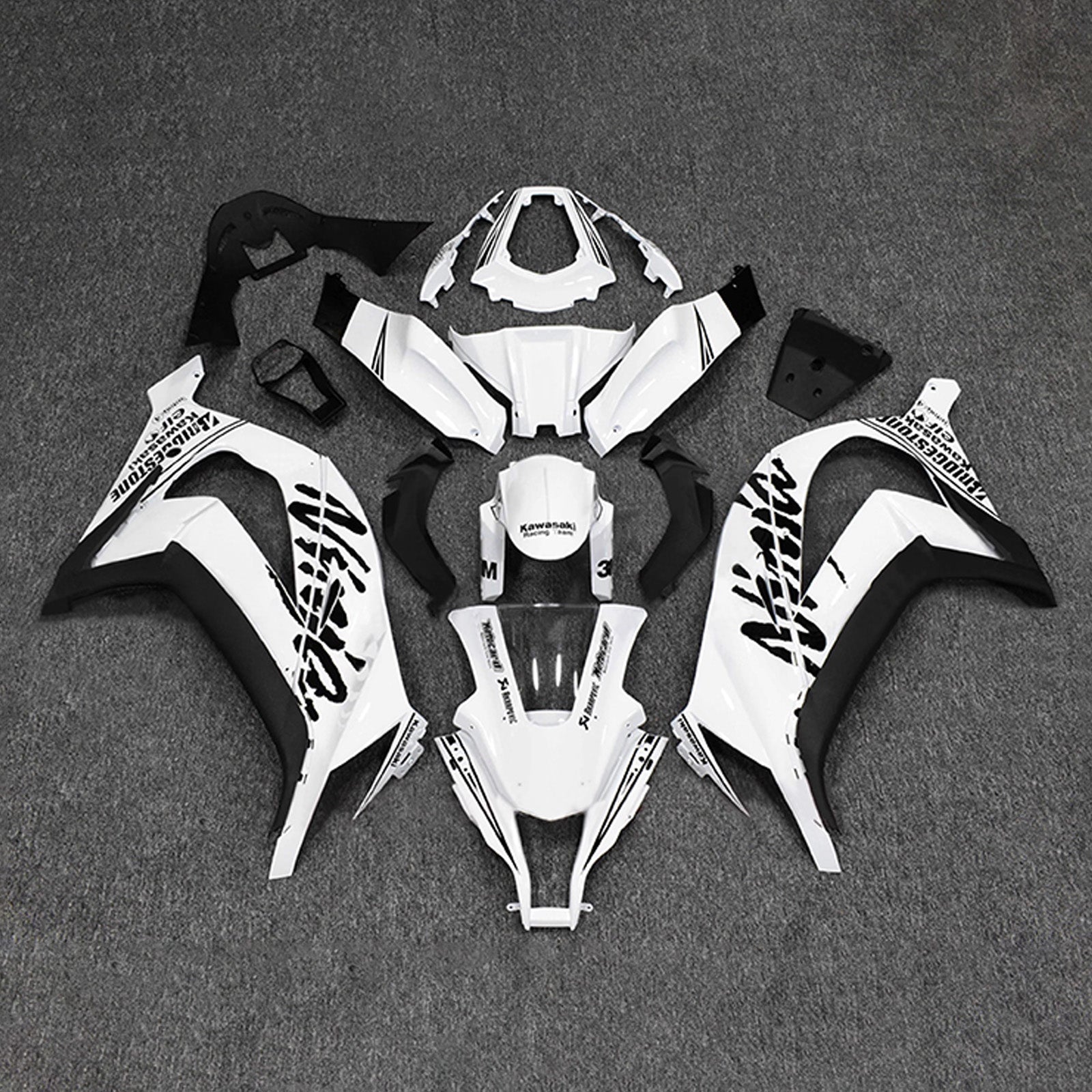 Injection Fairing Kit Bodywork Plastic ABS fit For Kawasaki ZX10R 2011-2015