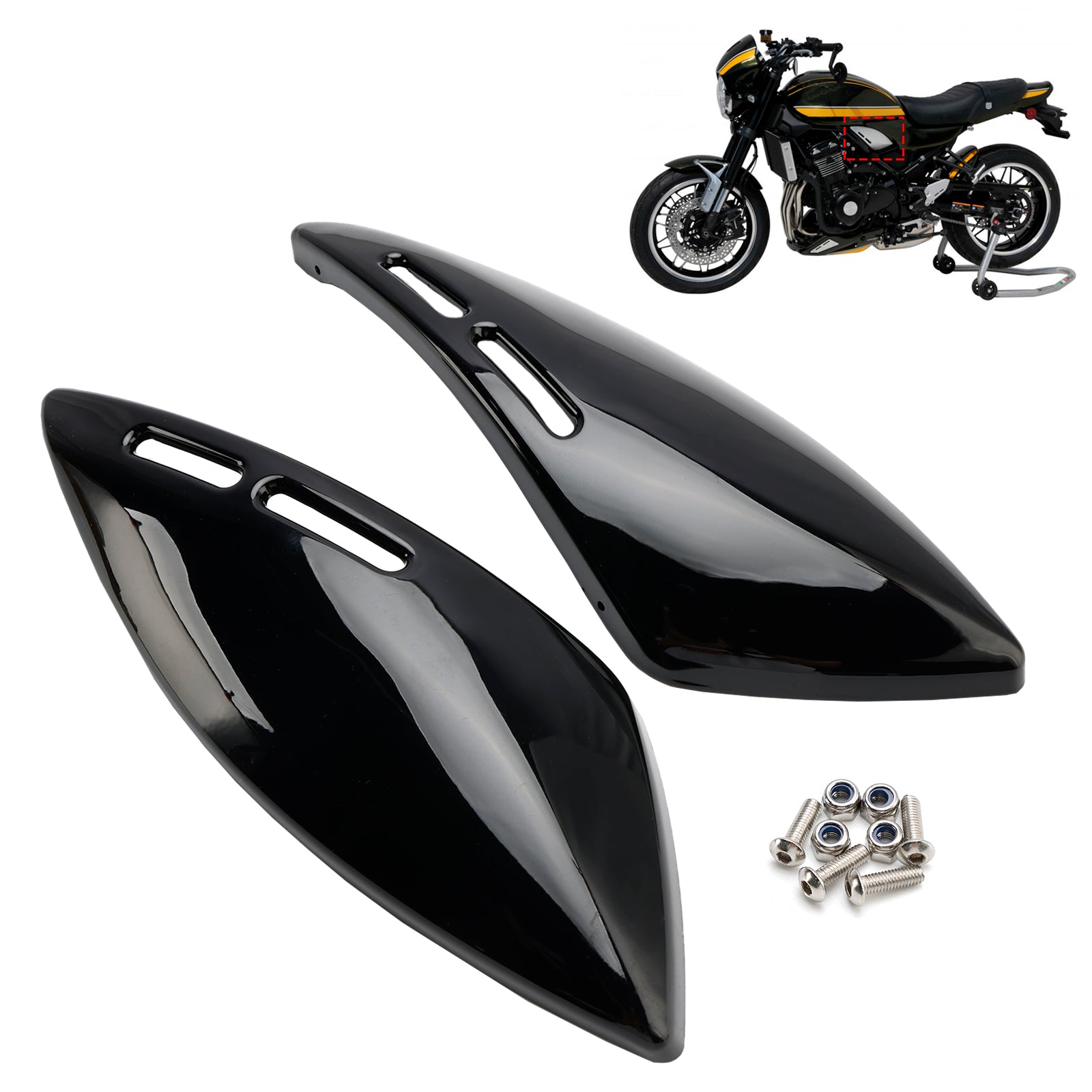 2018-2024 Kawasaki Z900RS Gas Tank Side Cover Panel Fairing Cowl