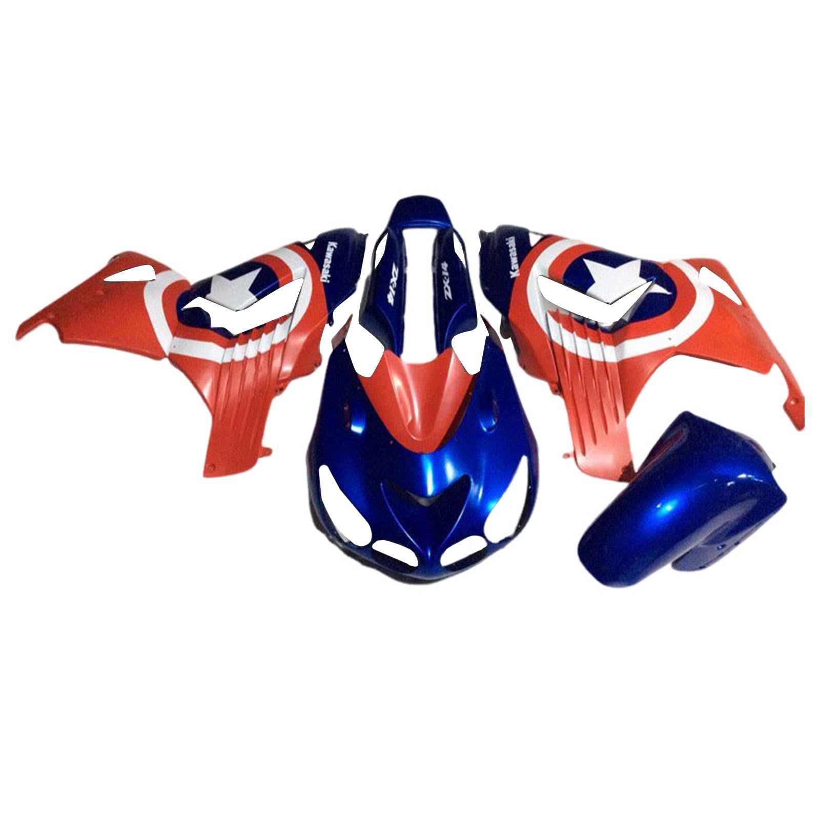 2006-2011 KAWASAKI ZX14R ZZR1400 injektionssats Kit Kroppsarbete
