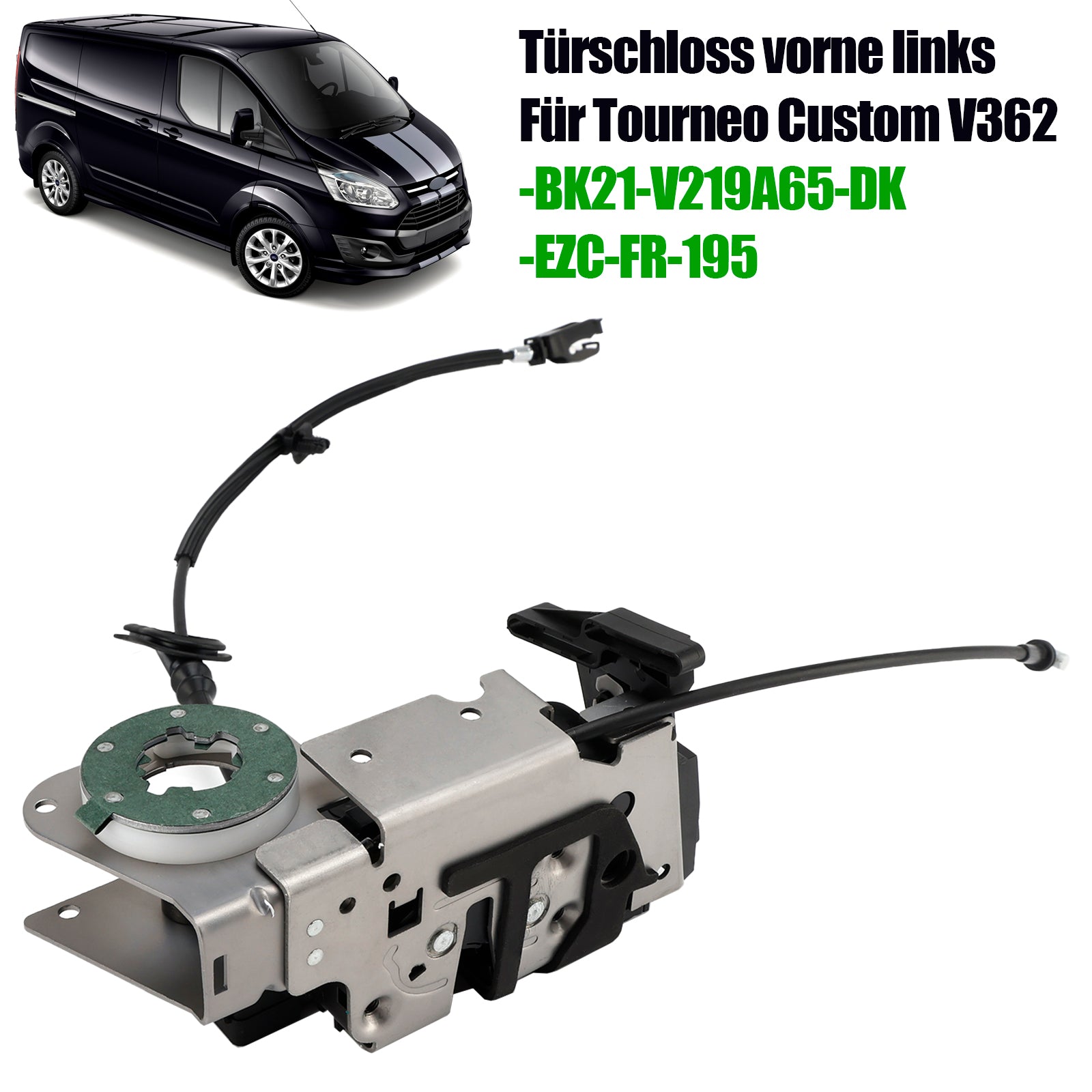 2012-2015 Ford Transit Tourneo Custom V362 Deurslot linksvoor BK21-V219A65-DK
