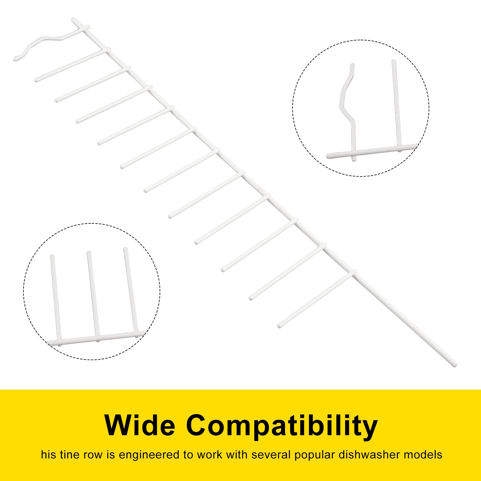 Reemplazo AP5951430 WP8051250 Fila de púas del lavavajillas W10728160 Para Kenmore/KA/Maytag