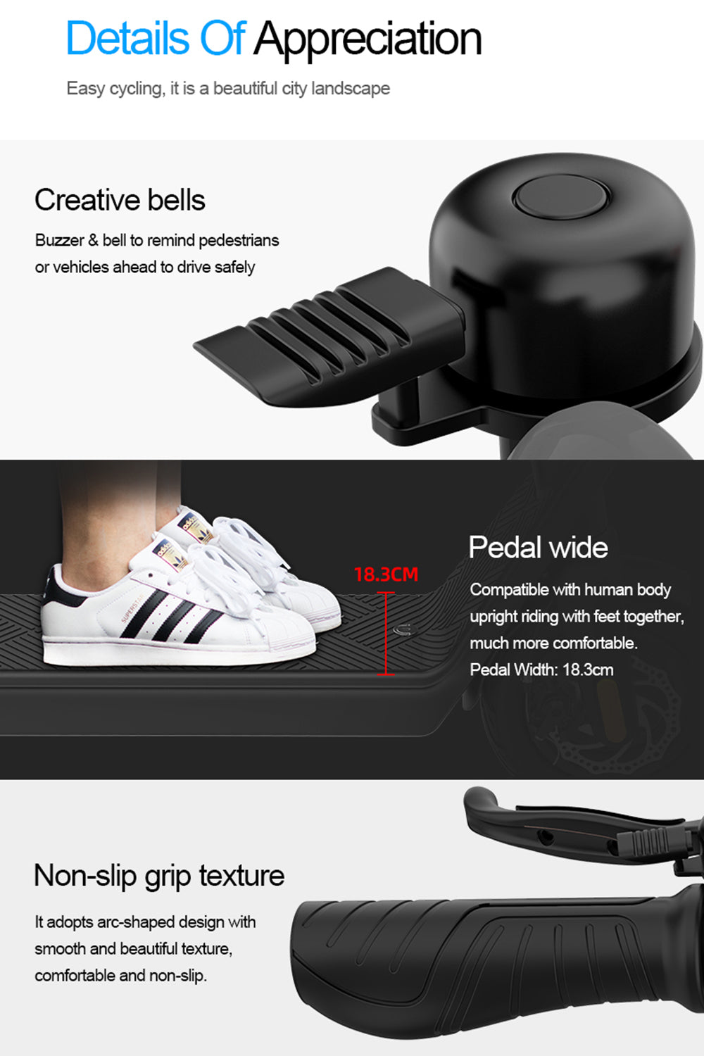 10" Opvouwbare elektrische scooter 500W, bereik 70 km, 40 km/u voor volwassenen in de stad