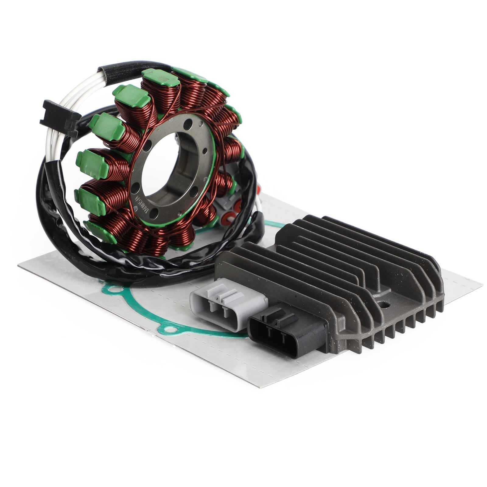 2009 Kawasaki Ninja ZX-10R ZX1000E9F Regulator Stator Coil Gasket Kit 21003-0072 21066-0028 Generic