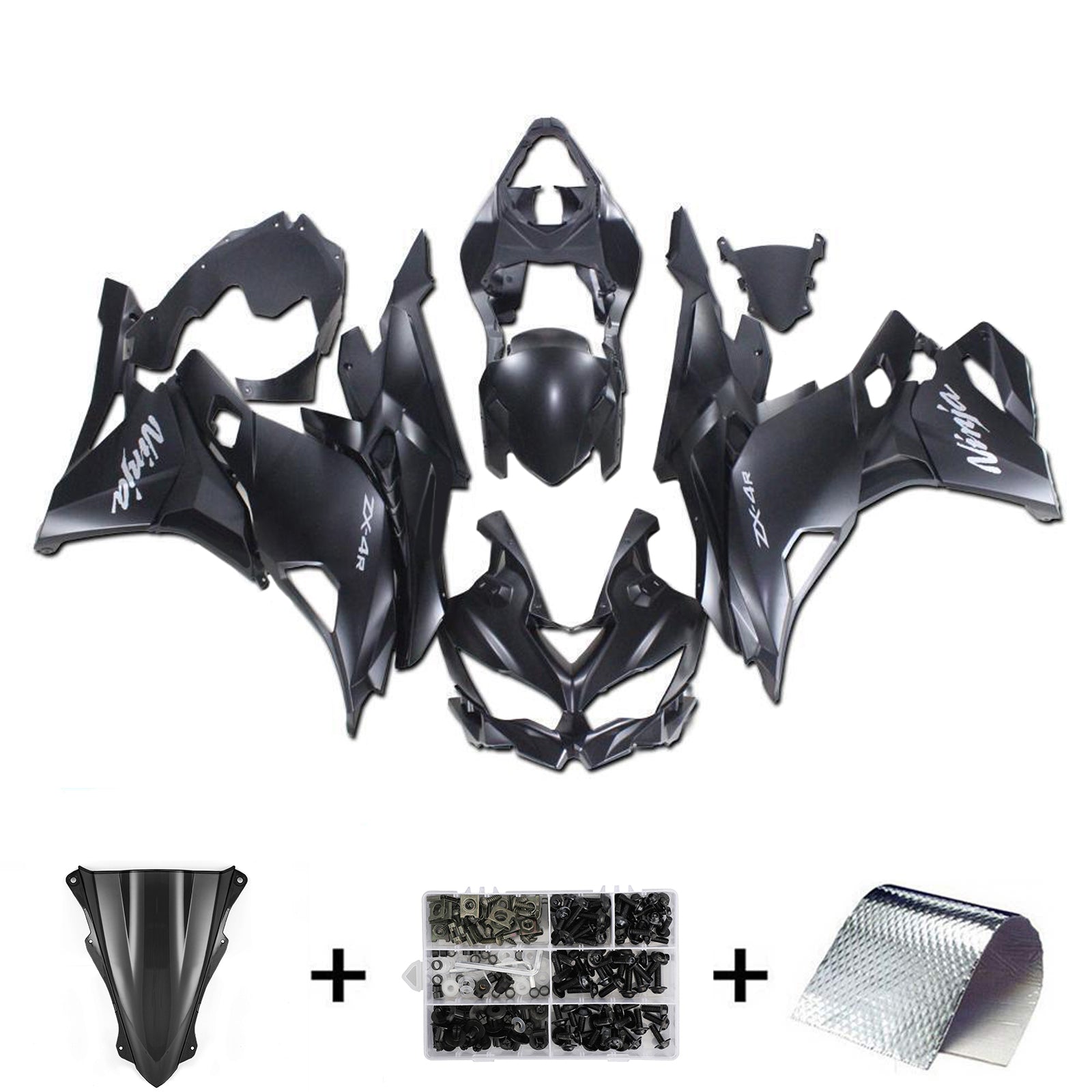 2019-2025 Kawasaki Ninja ZX-25R Amotopart Injection Fairing Kit Bodywork ABS #104