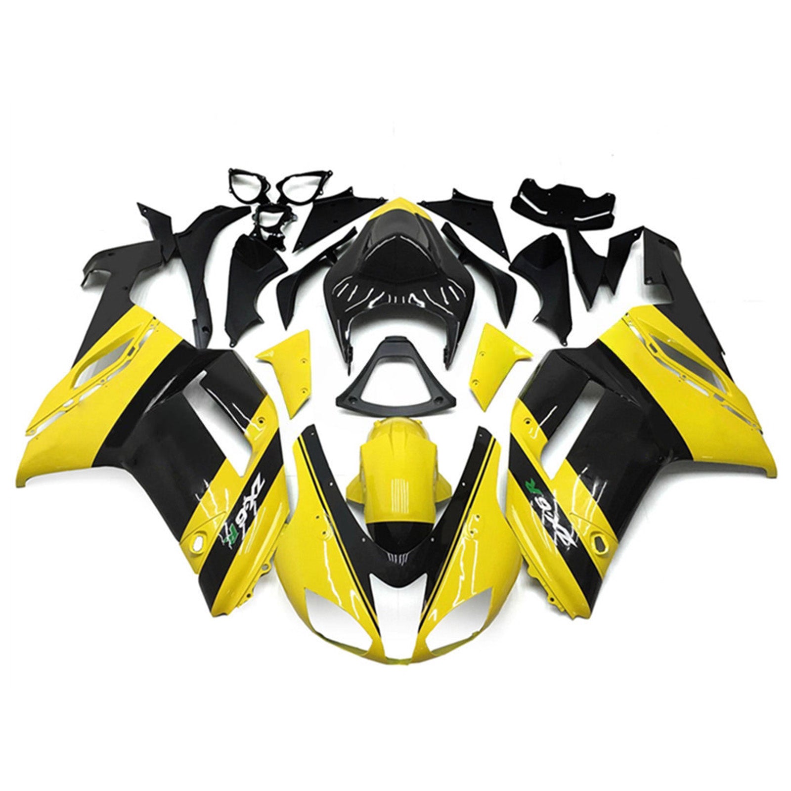 Injection Fairing Kit Bodywork Plastic ABS fit For Kawasaki ZX6R 636 2007-2008