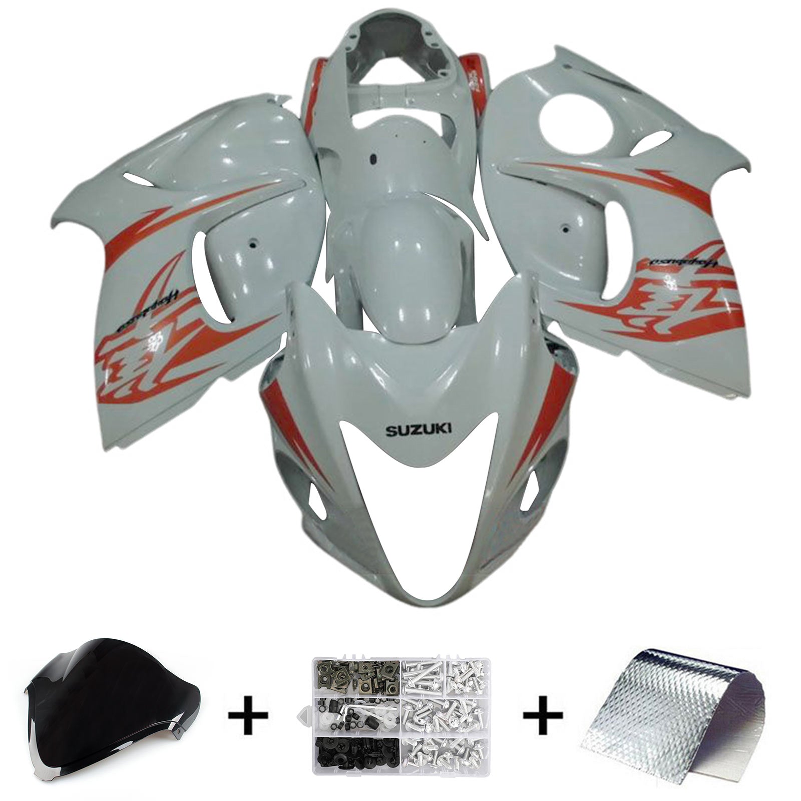 2008-2020 Suzuki Hayabusa GSX1300R Injeksjon Fairing Kit karosseri plast abs ABS