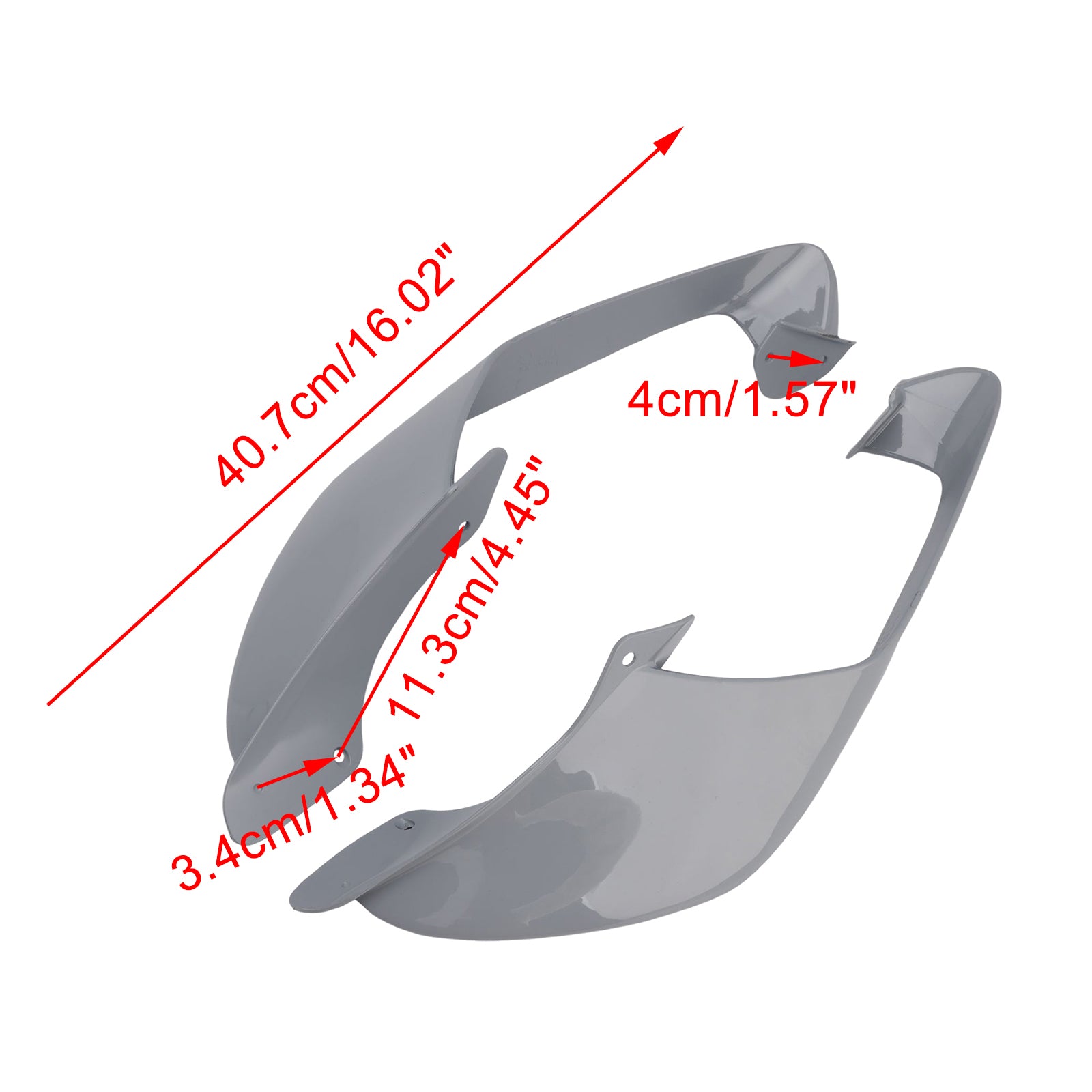 2021-2024 Yamaha YZF R1 R1M ailes latérales avant ailes becquet carénage