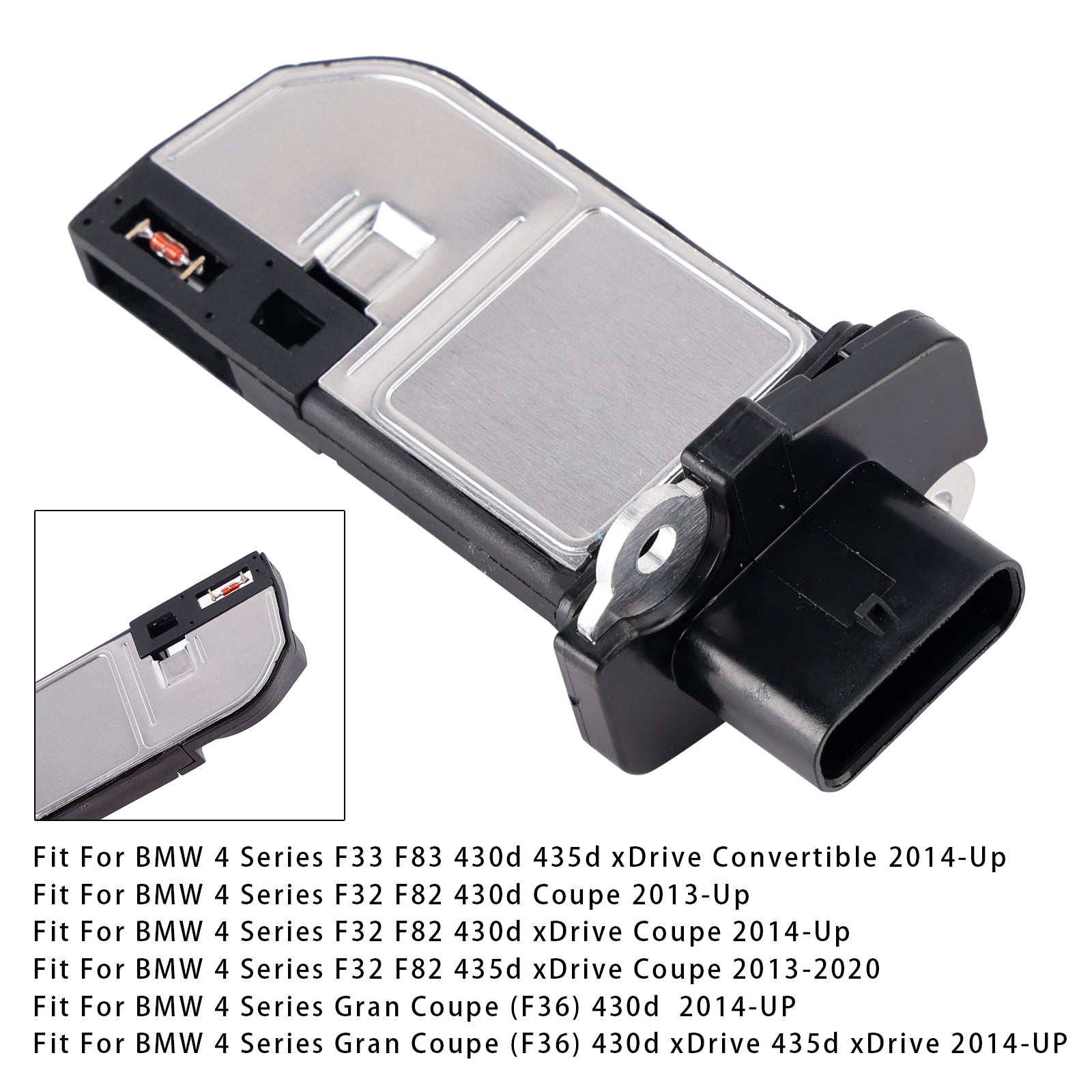 Capteur de débitmètre d'air massique, pour BMW 330d 525d 530d X3 X4 13627804150
