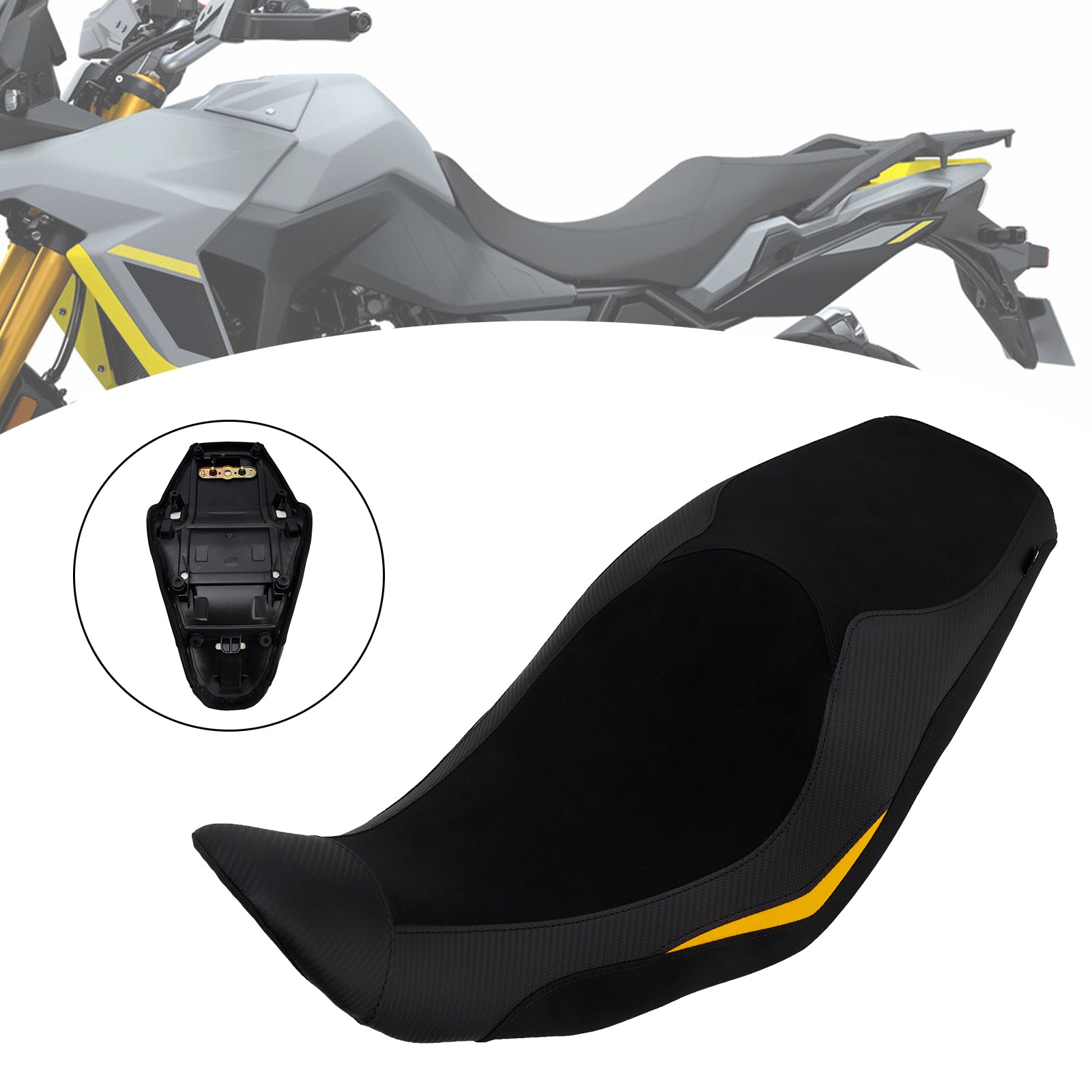 2024-2025 V-Strom800 Dl800 Rider Passagerarsäte Främre Bakkudde Nedre Röd Svart