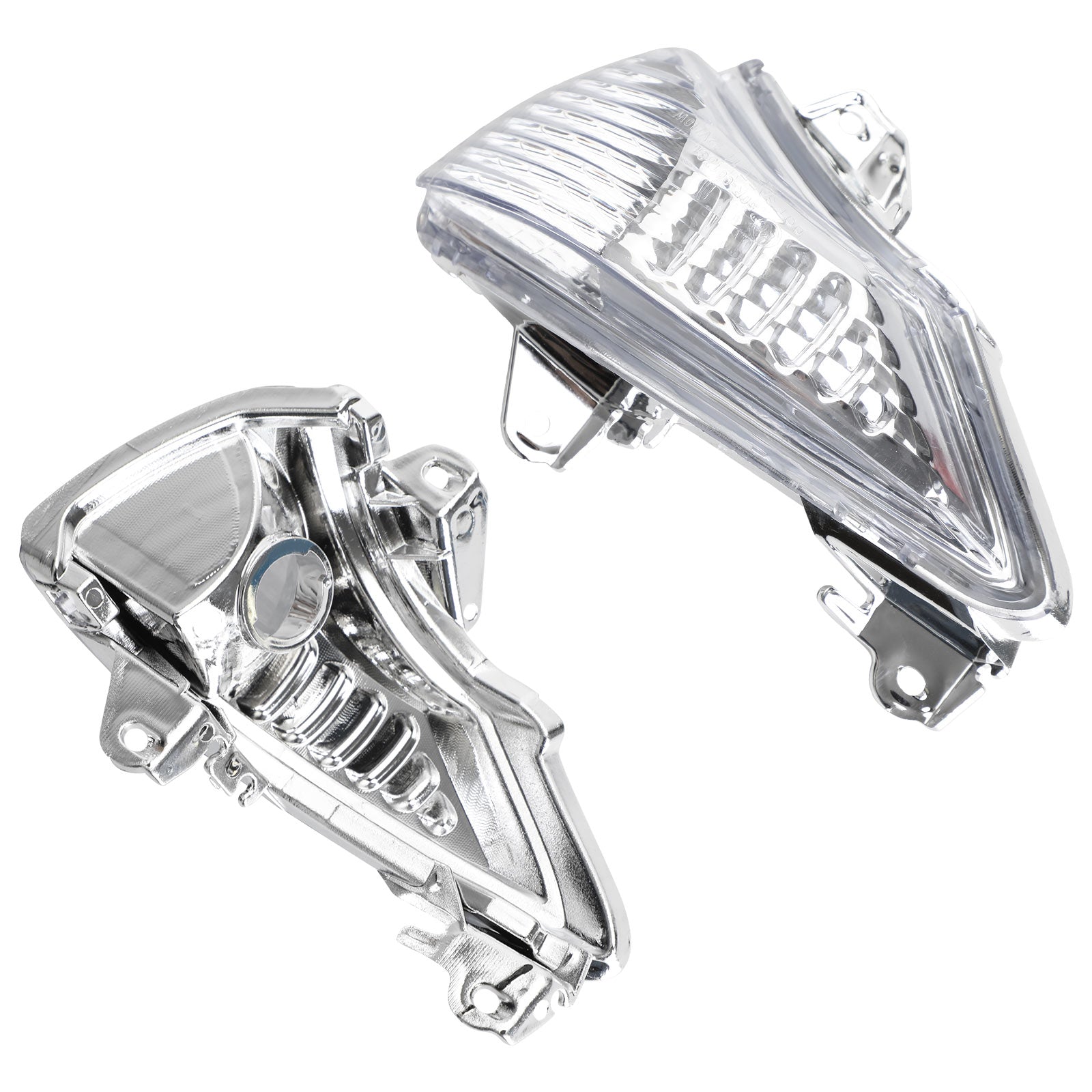 Cubierta de intermitentes delanteros para Kawasaki ER-6N EX650 Ninja 650 400R EX400 transparente