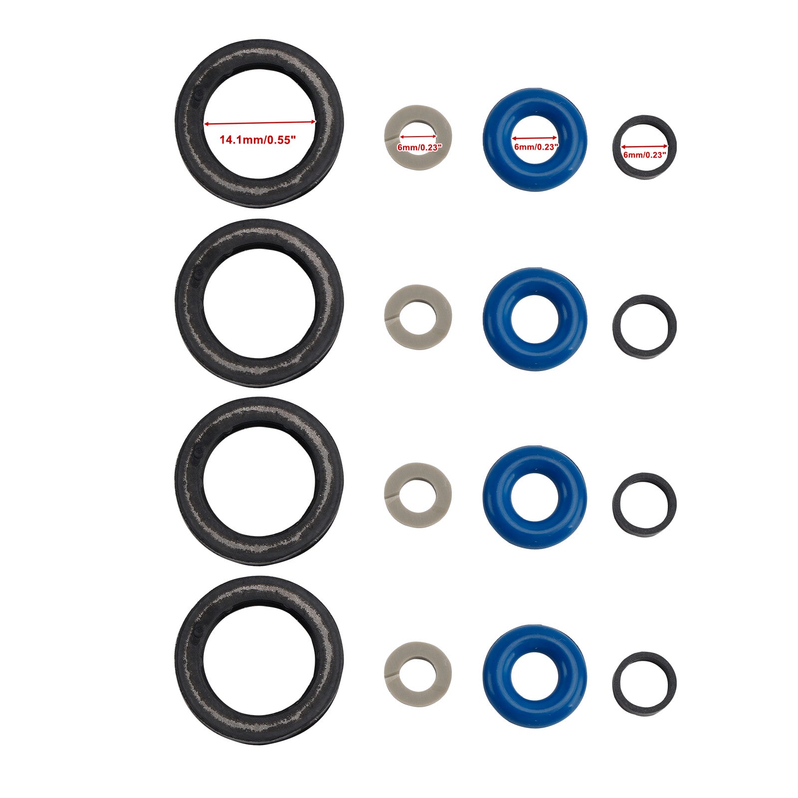 Fuel Injector Seal O-Ring 353102GGA0 Fit Hyundai Fit Kia Sorento 2.4L 2016-2018