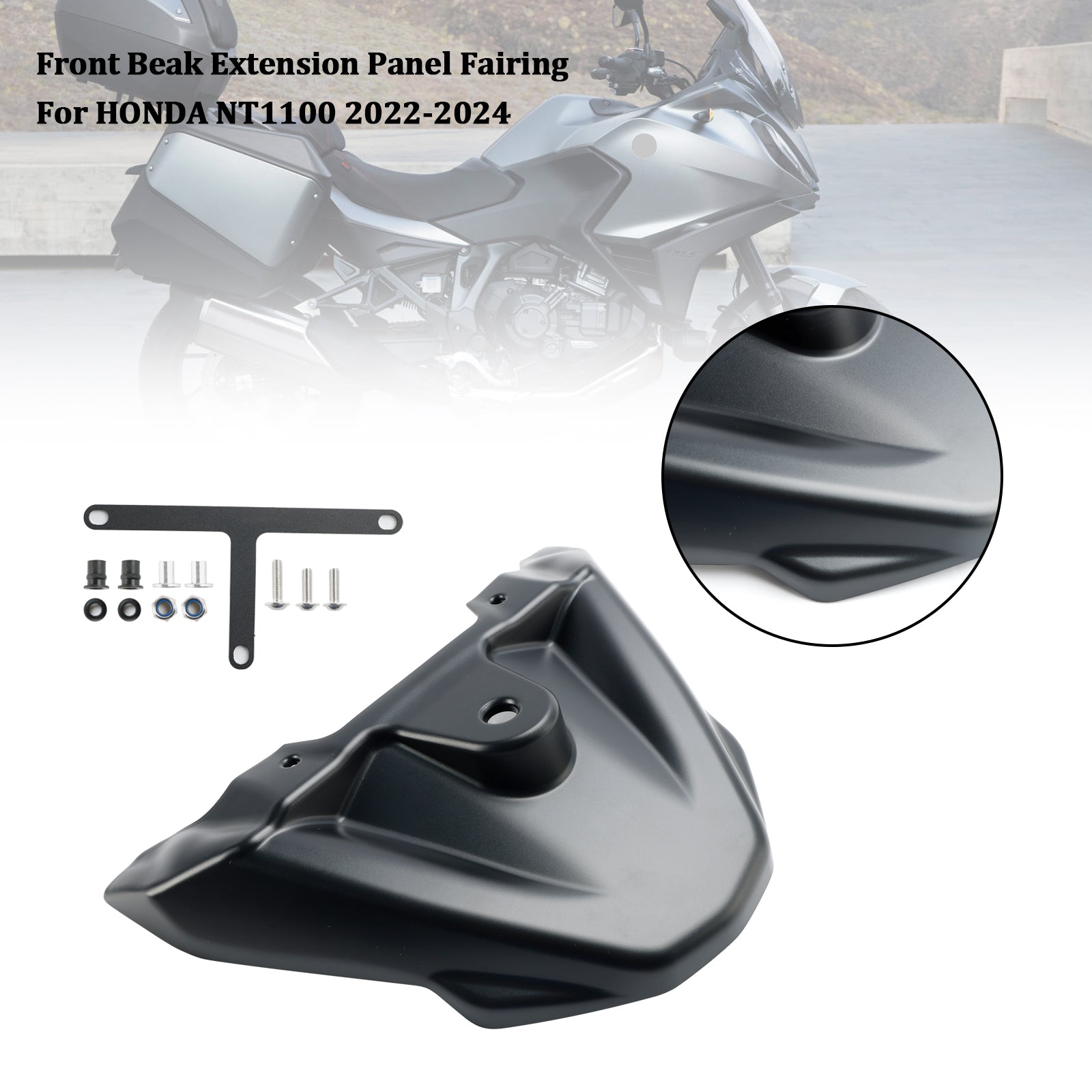 2022-2024 HONDA NT1100 FREME BEAK Extension Nose Panel Fairing