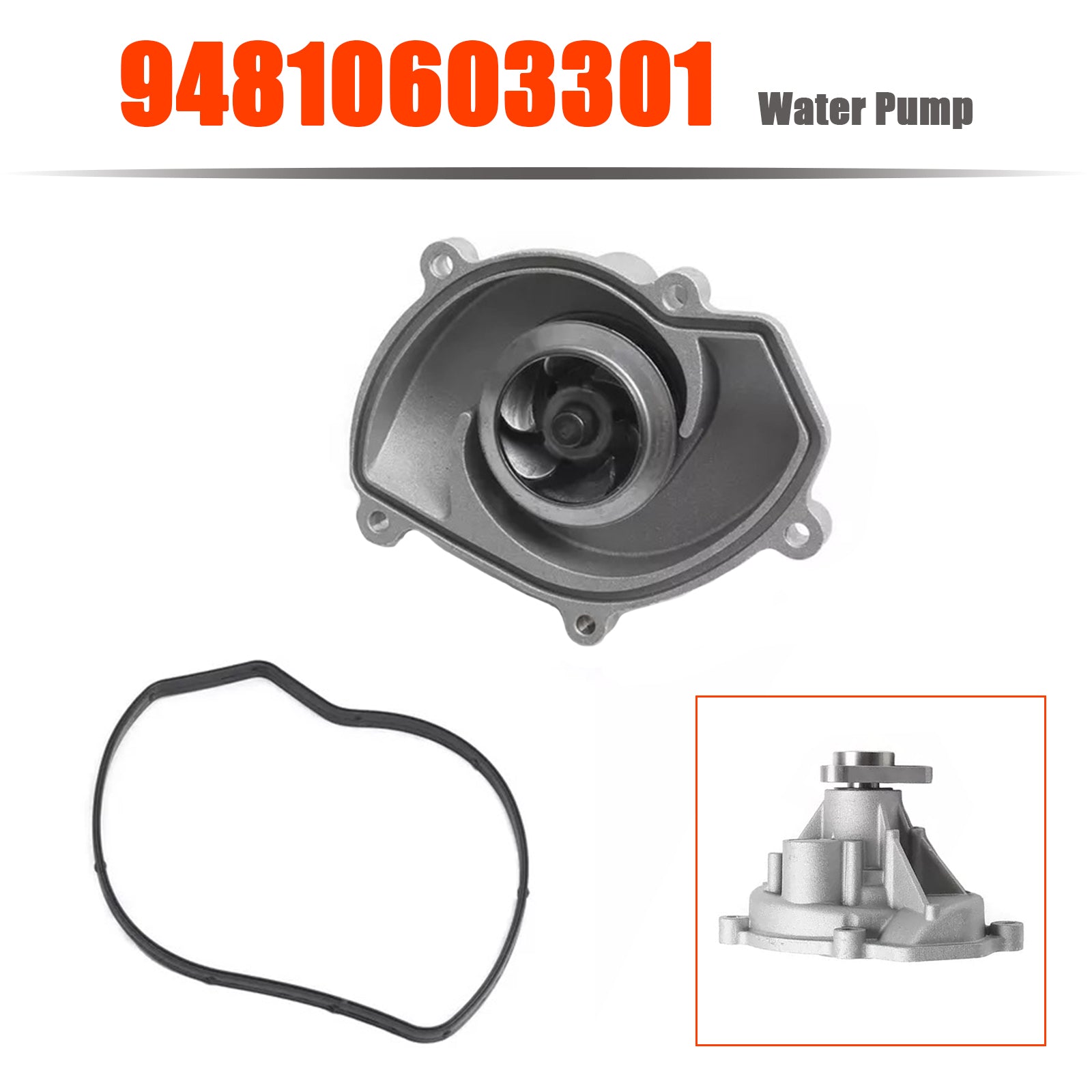 2008-2014, 2017-2018 Porsche Cayenne S waterpomp 94810603301 1803020