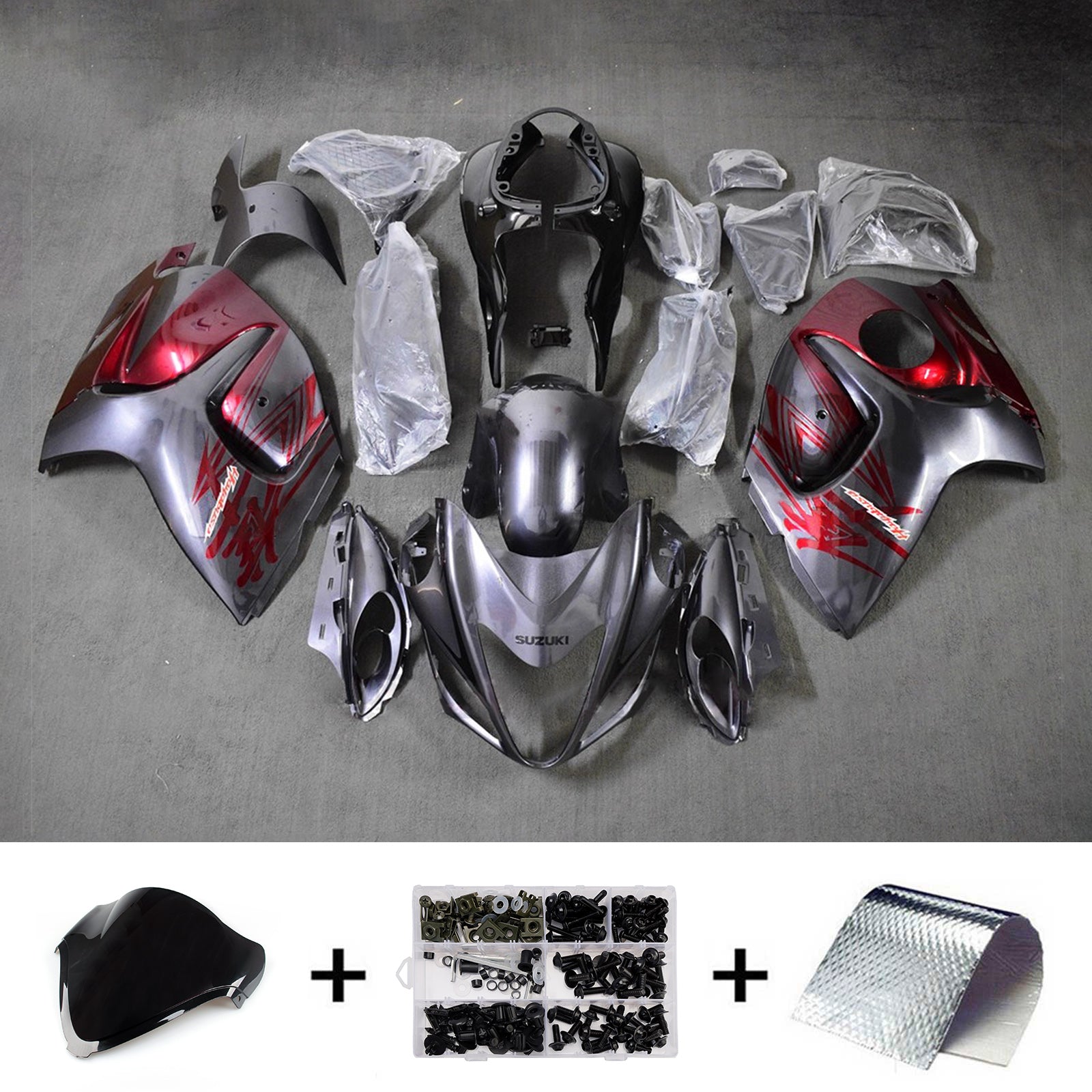 Injection Fairing Kit Bodywork Plastic ABS For Suzuki Hayabusa GSX1300R 2008-2020