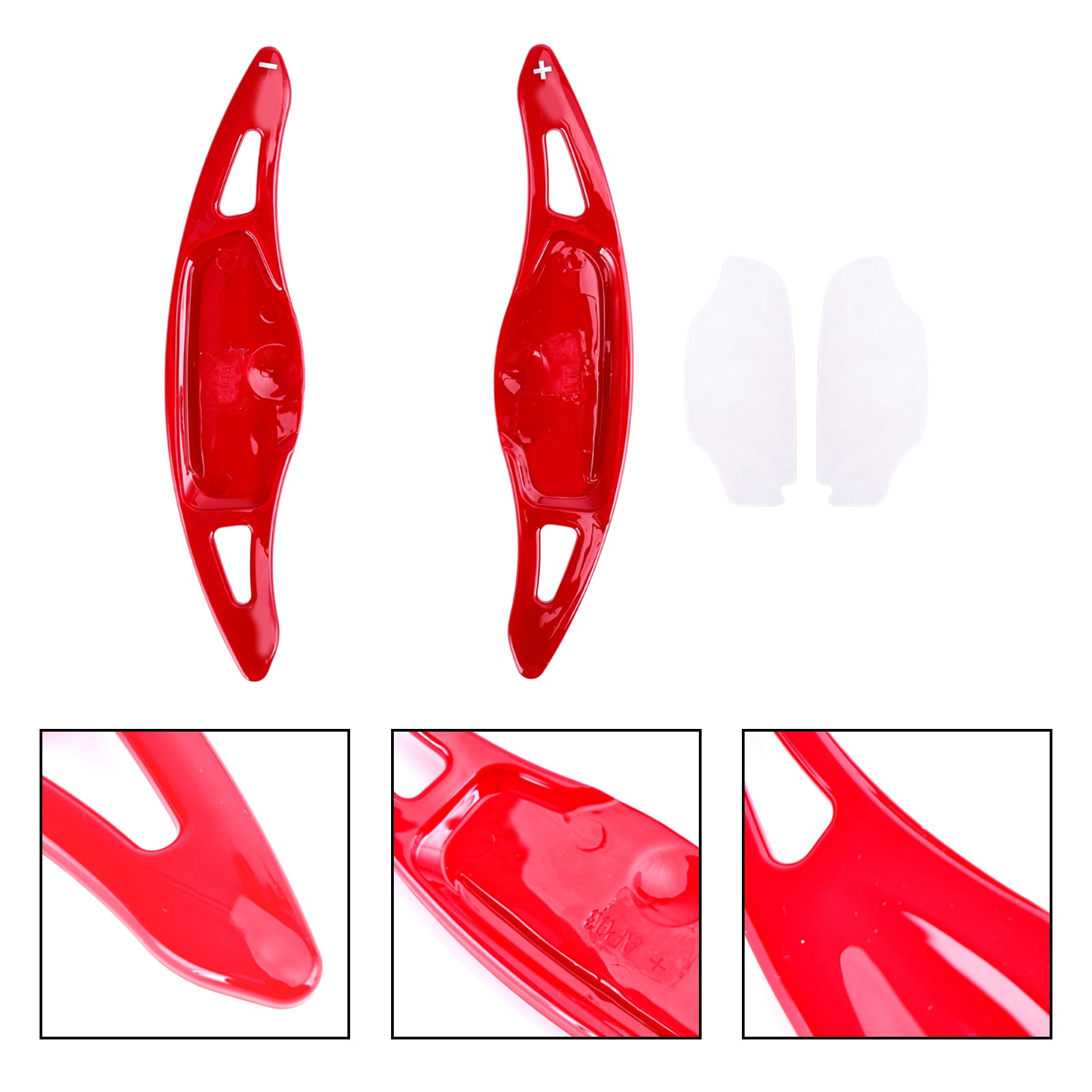 Rødt rattskift Paddle Shifter Extension Fit Kia Stinger 2018-2022