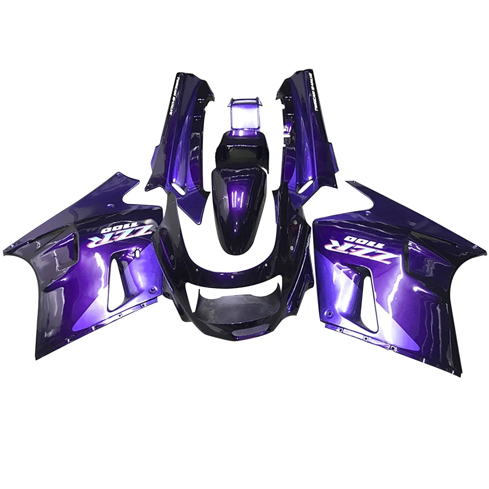 1990-1992 Kawasaki ZZR1100 injektionsmässa kit karosseri