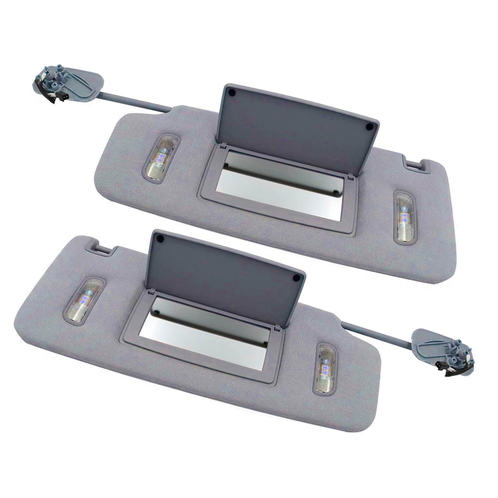 2 piezas de visera solar gris izquierda & Derecho 22870346 23459643 Para Nissan Altima 2013-2018