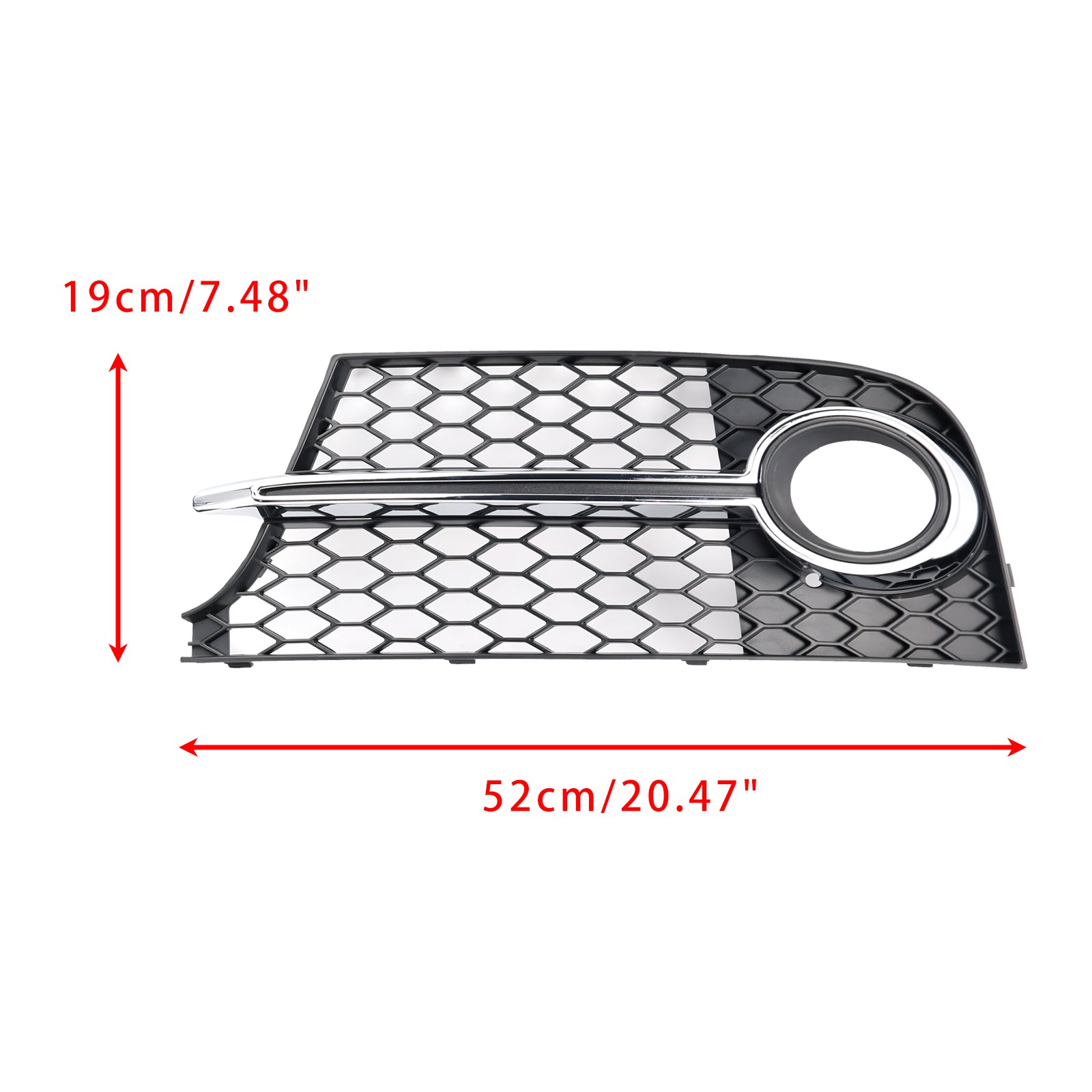 2011-2014 Audi TT MK2 S-Line TTS Chromen voorbumper mistlamprooster