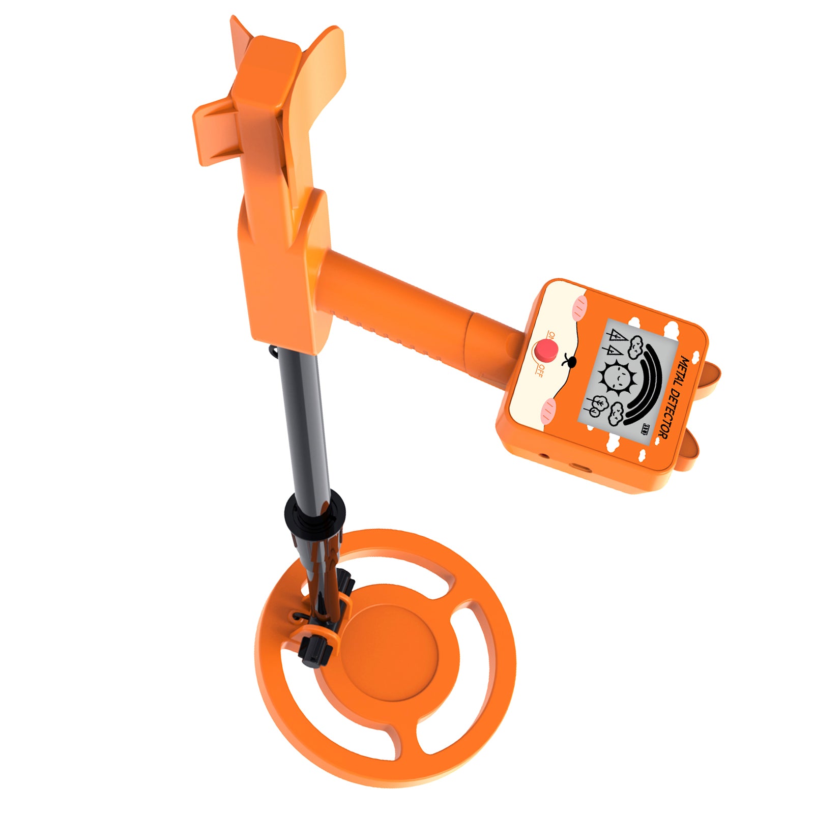 GT260 Kids Treasure Seeker Metaaldetector Waterdicht 6.3" Zoekspoel ORG