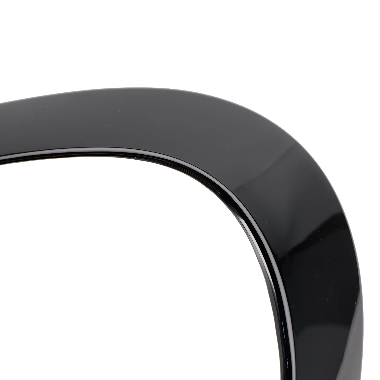 2 stuks glanzend zwarte koplampen sierring voor Mini Cooper Countryman R60