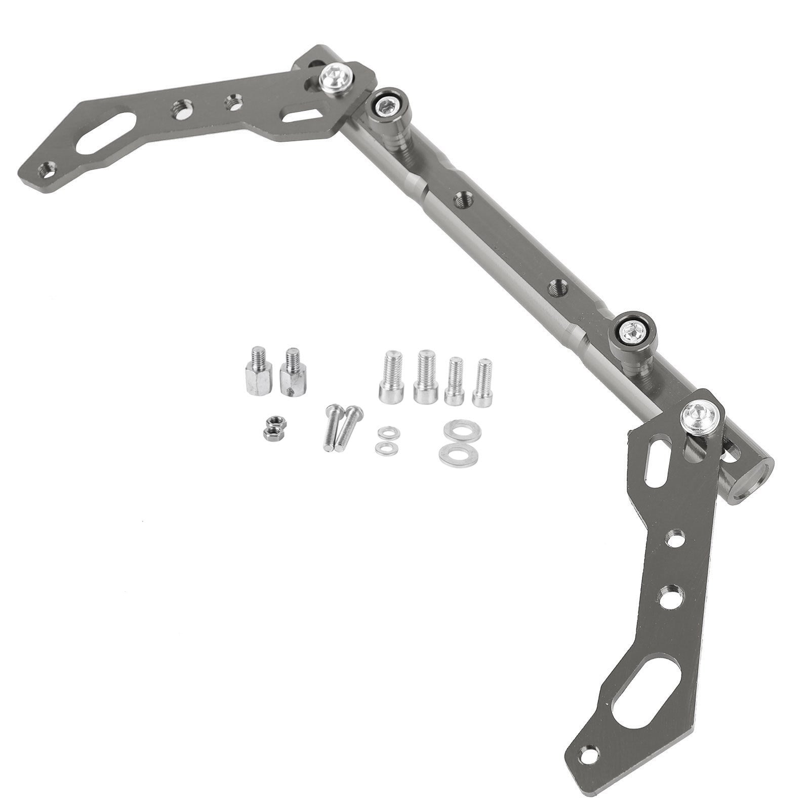 Barra de mango cruzado de equilibrio ajustable Cnc, palanca de aluminio, ajustes plateados para Motor