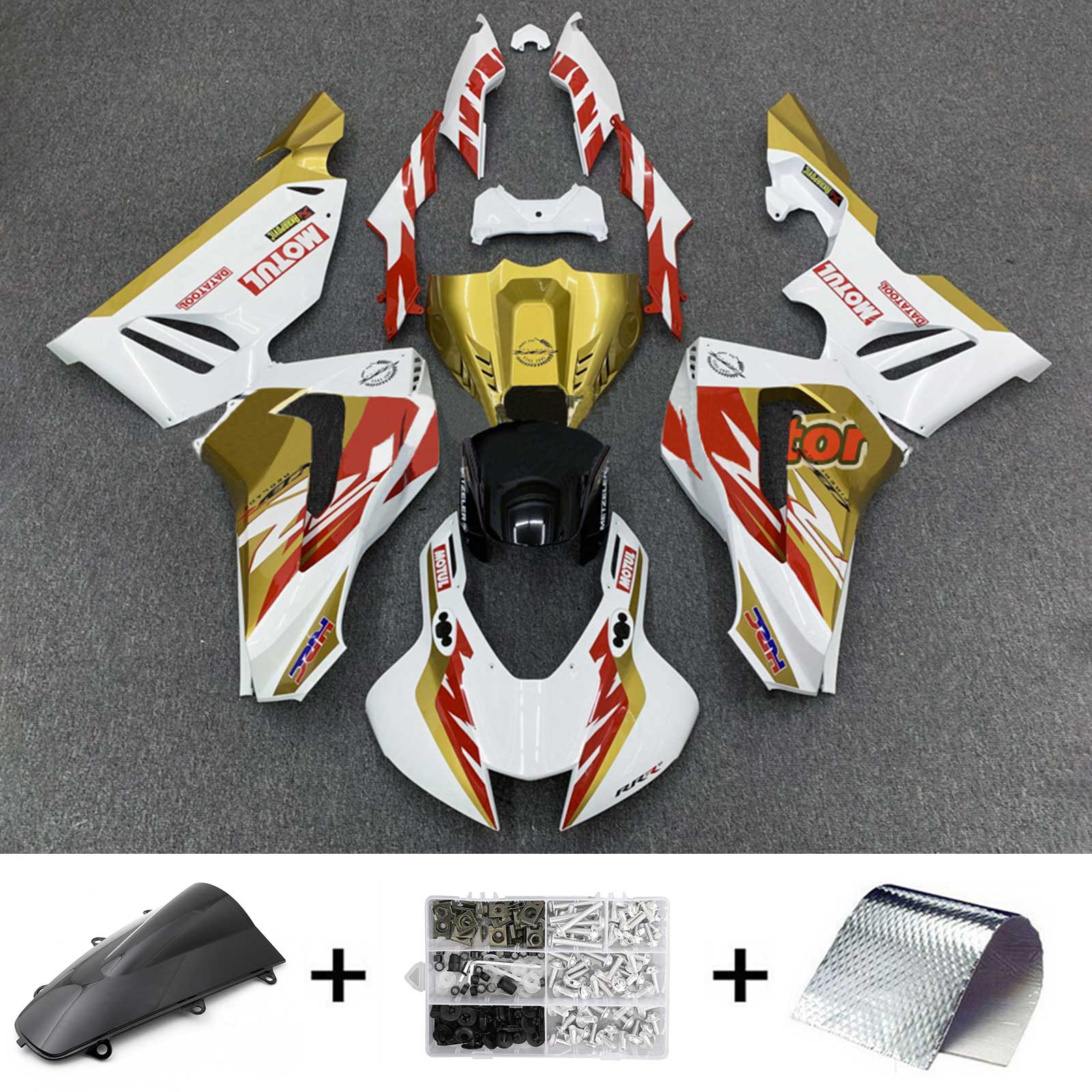 Kit de carénage d'injection carrosserie plastique ABS pour Honda CBR1000RR-R 2020-2023