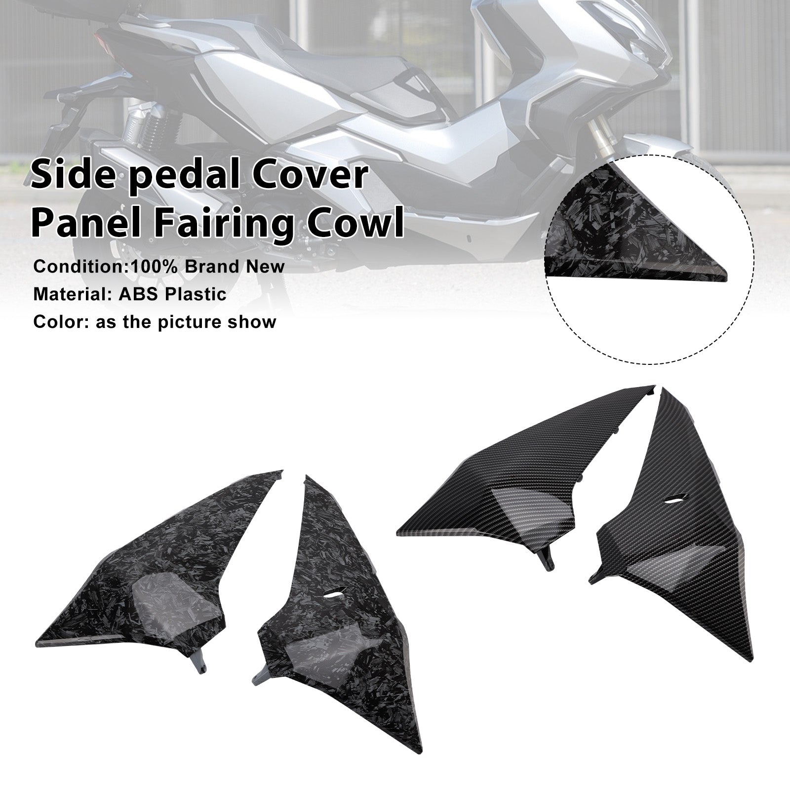 2022-2025 Honda ADV 350 Side pedal Cover Panel Fairing Cowl