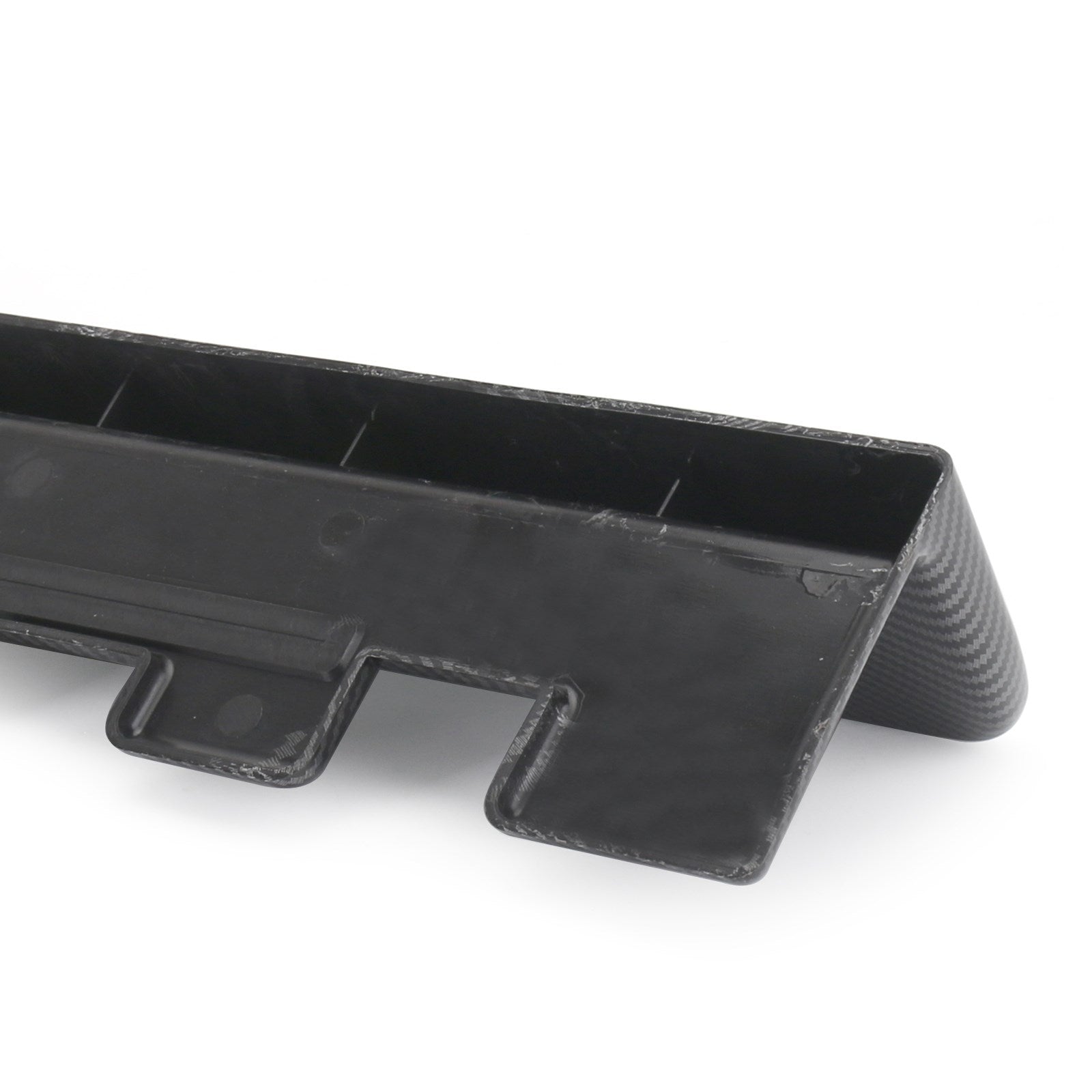 Par 120 cm bil kolfiber sidokjolar vippdelar diffusor winglet vingar