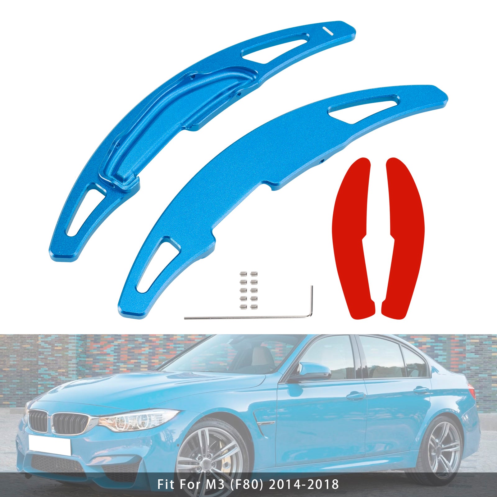 Ratthjulets skifterforlengelse for BMW M3 M4 x5m x6m aluminium