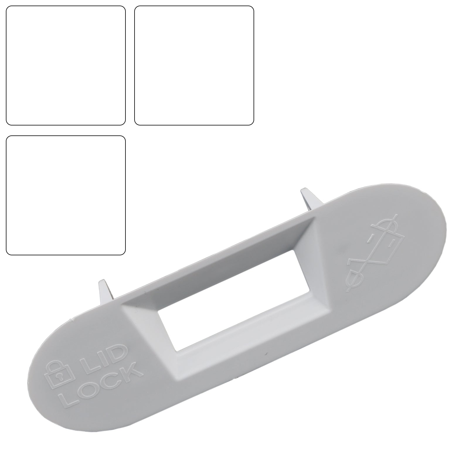 W11545554 LÄs pÄ vaskemaskinlokk, hvit