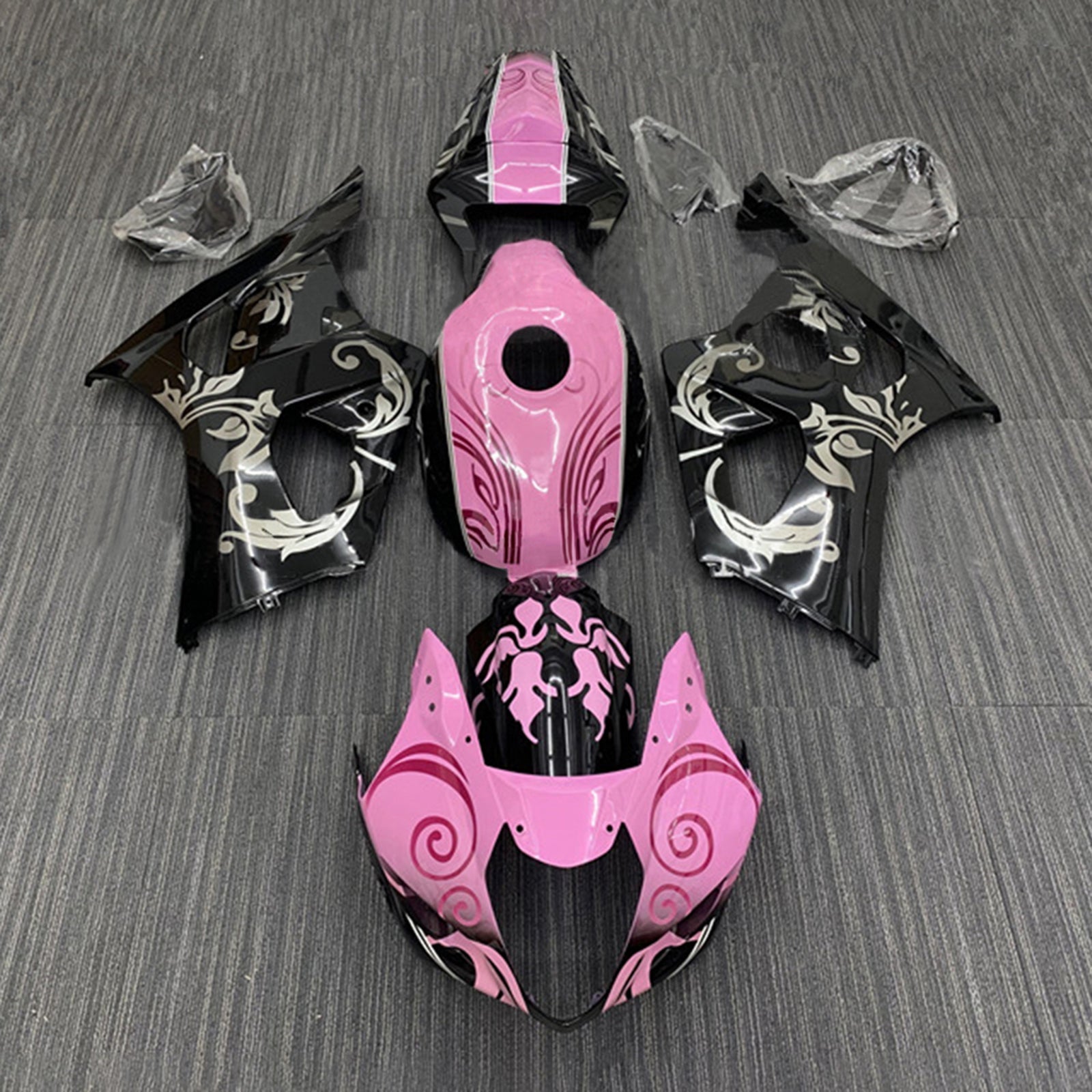 2003-2004 Suzuki GSXR1000 K3 Injeksjon Fairing Kit karosseri plast abs ABS