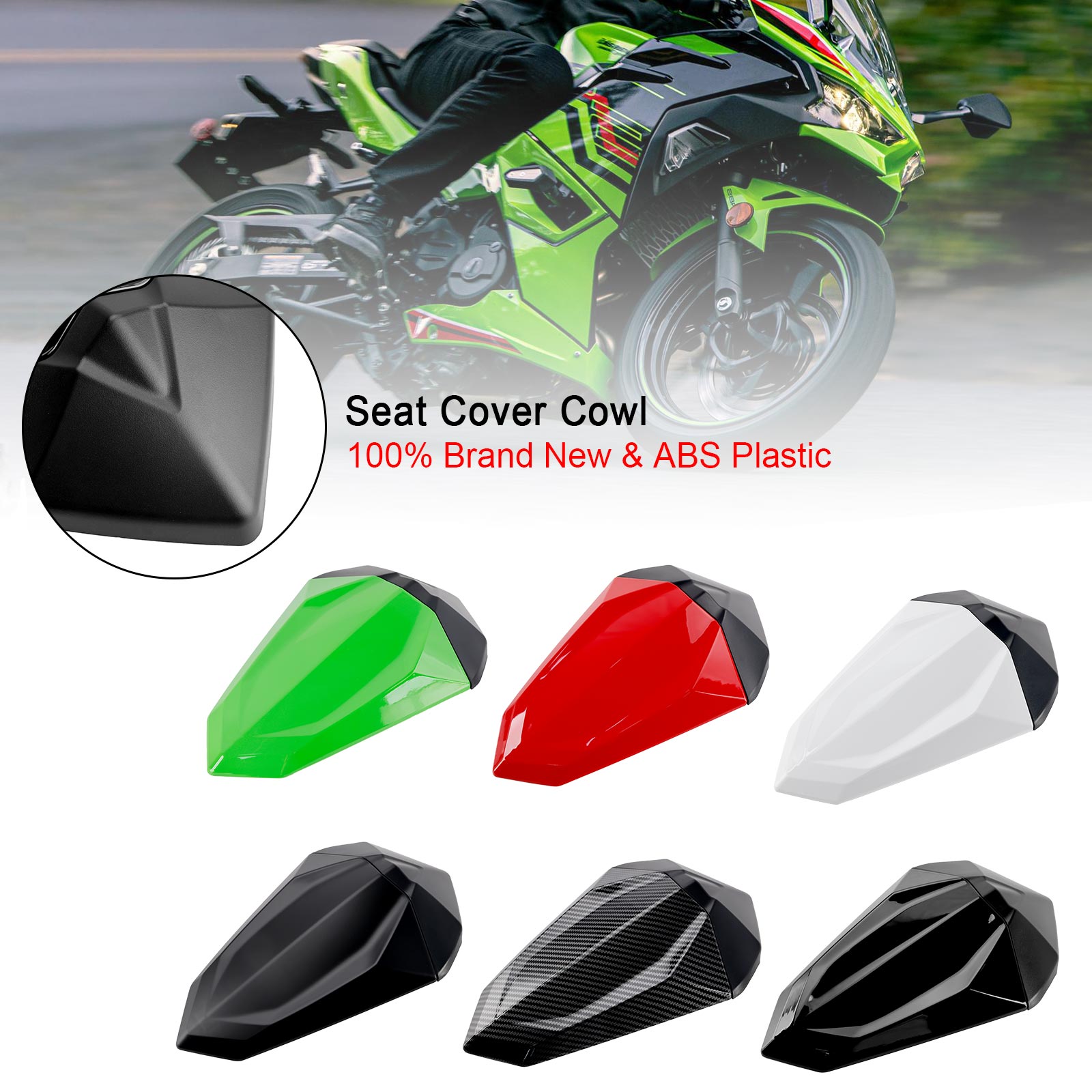 2024-2025 Kawasaki Ninja 500 EX500R Z500 Tail Rear Seat Fairing Cowl