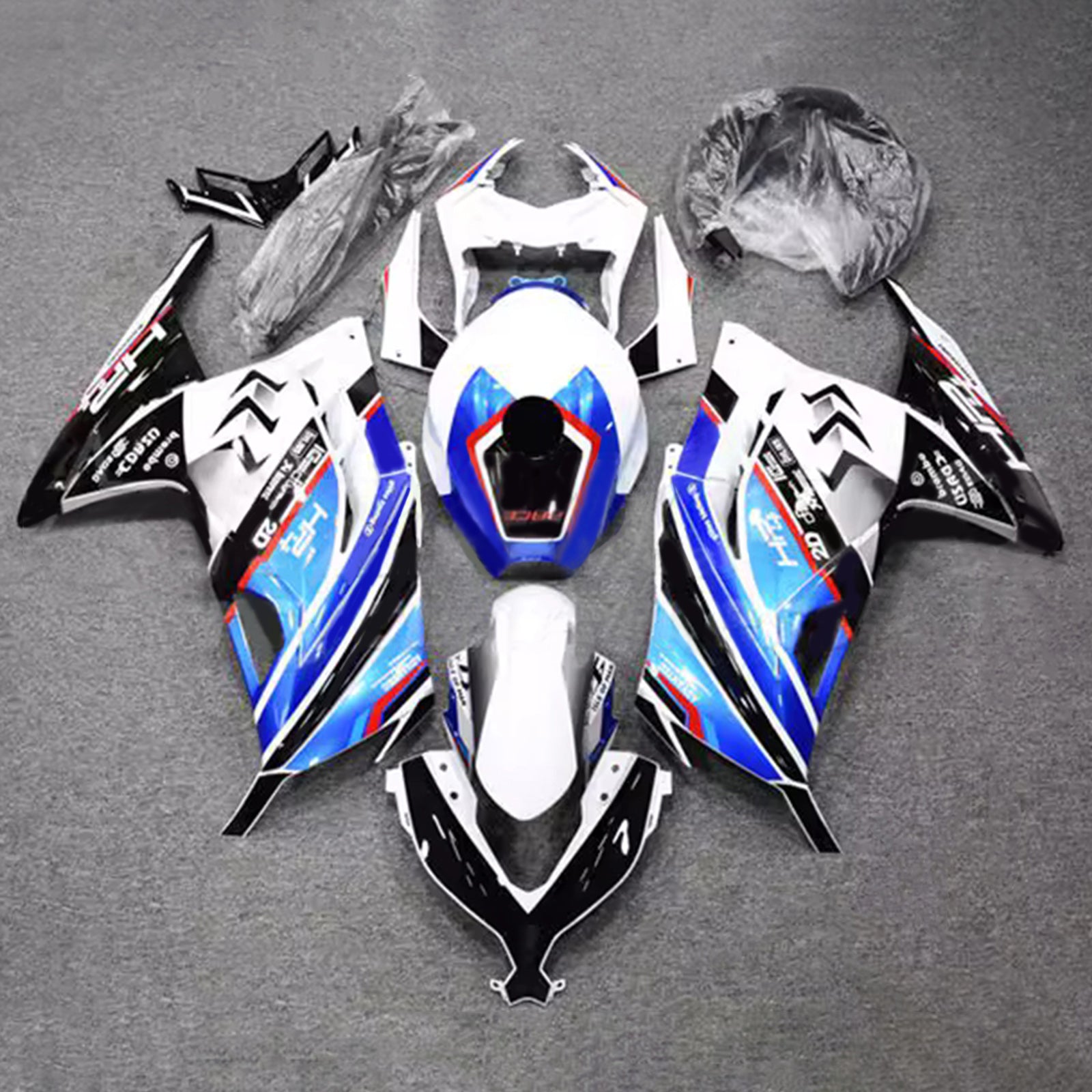 Injection Fairing Kit Bodywork Plastic ABS fit For Kawasaki EX300 Ninja300 2013-2024