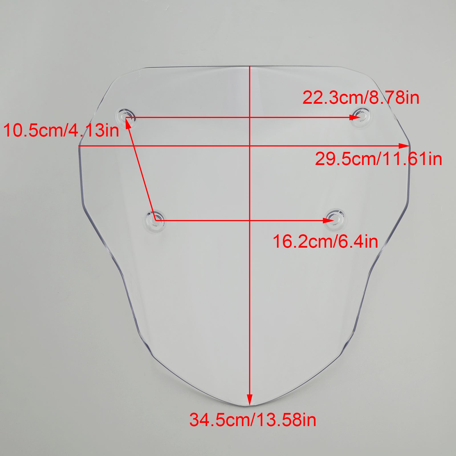 2024 BMW R1300GS Strålkastare vindrutan täcker vindrutan vindrutan