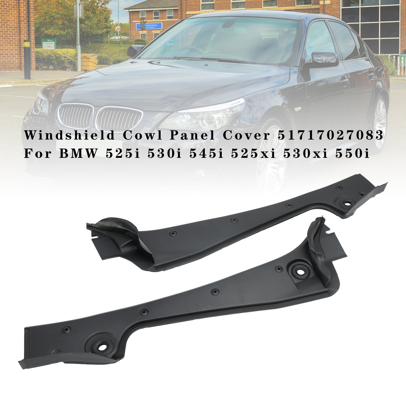 2006 2007 2008 2009 2010 BMW M5 voorruit kappaneelafdekking 51717027083