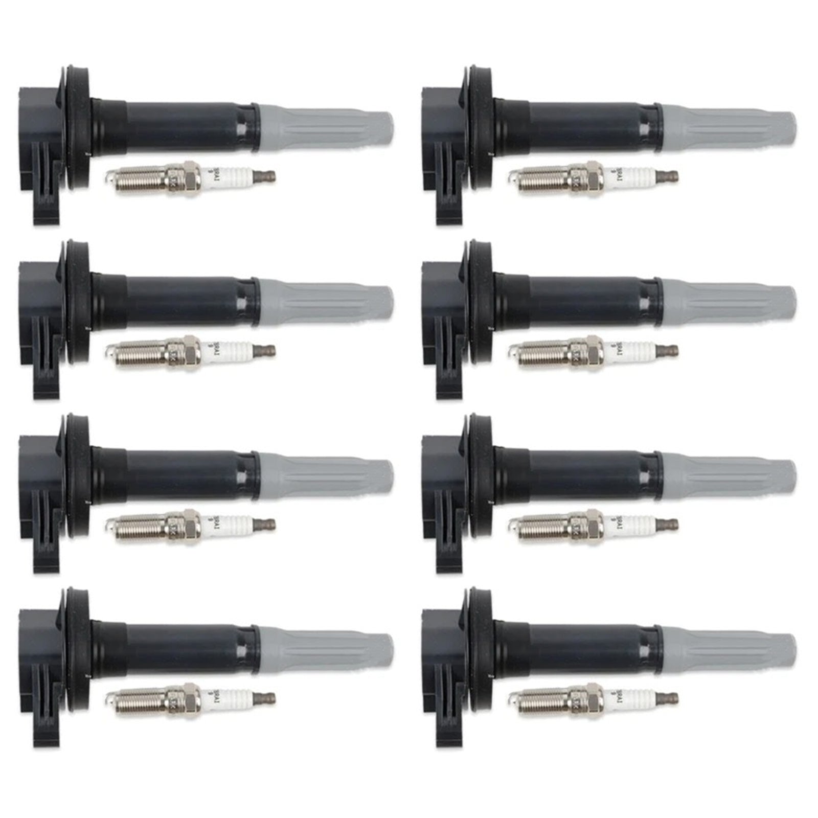 UF824 For Ford Mustang V8 5.0L 2016-2017 8xIgnition Coil + 8xIridium Spark Plug