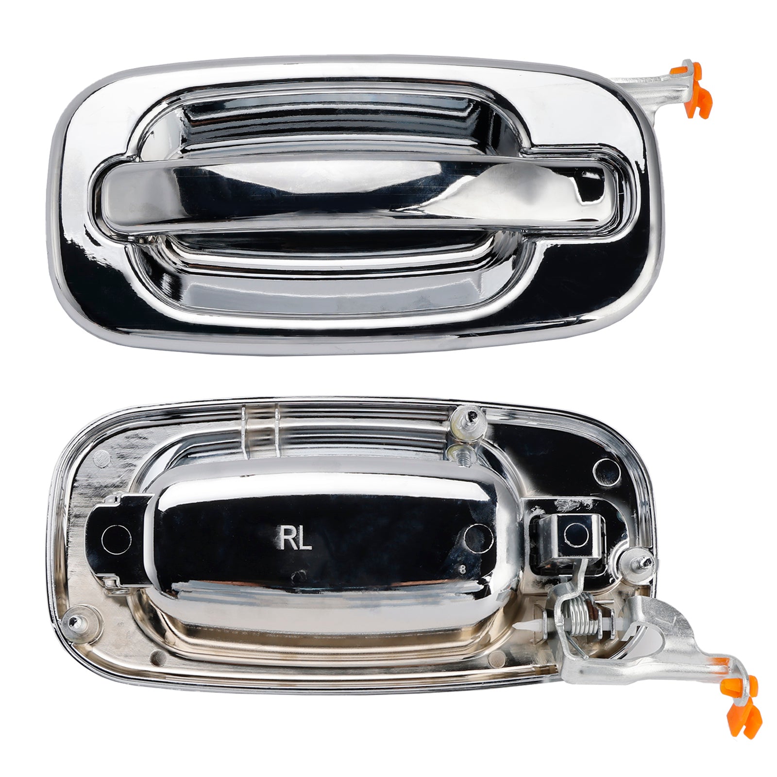 4PCs Front Exterior Door Handle Set Chrome For Chevy GMC Silverado 99-06