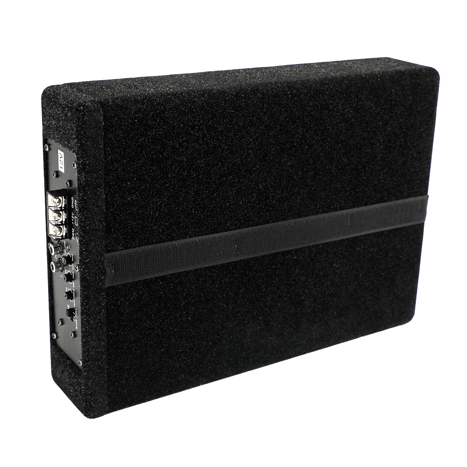 8" 600W Car Subwoofer Under-Seat Amplifier Speaker Audio Sub Woofer Slim Box US