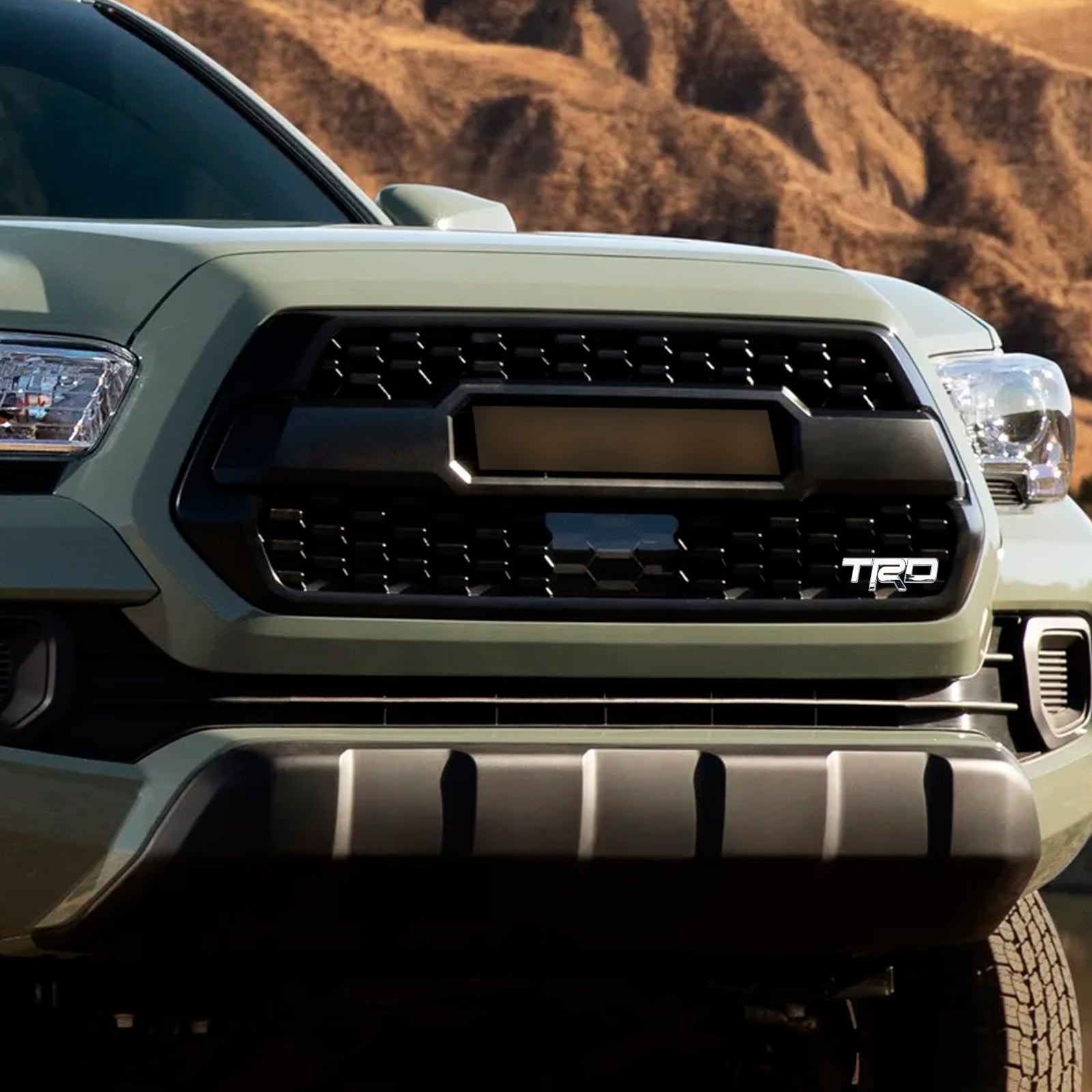 Emblema de crachá da grade trd de prata para tacoma tundra 4runner